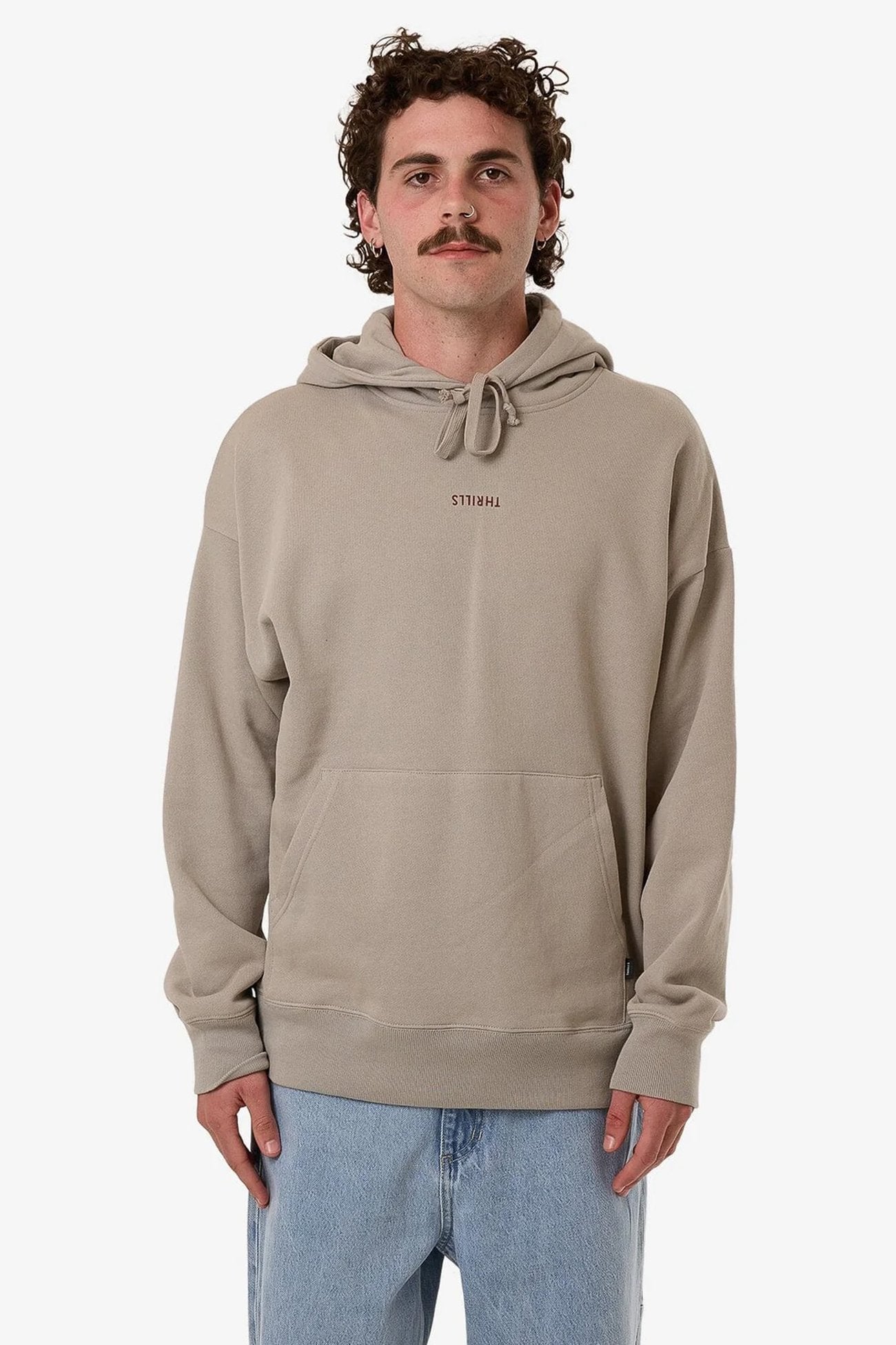 Minimal Thrills Slouch Pull On Hood String