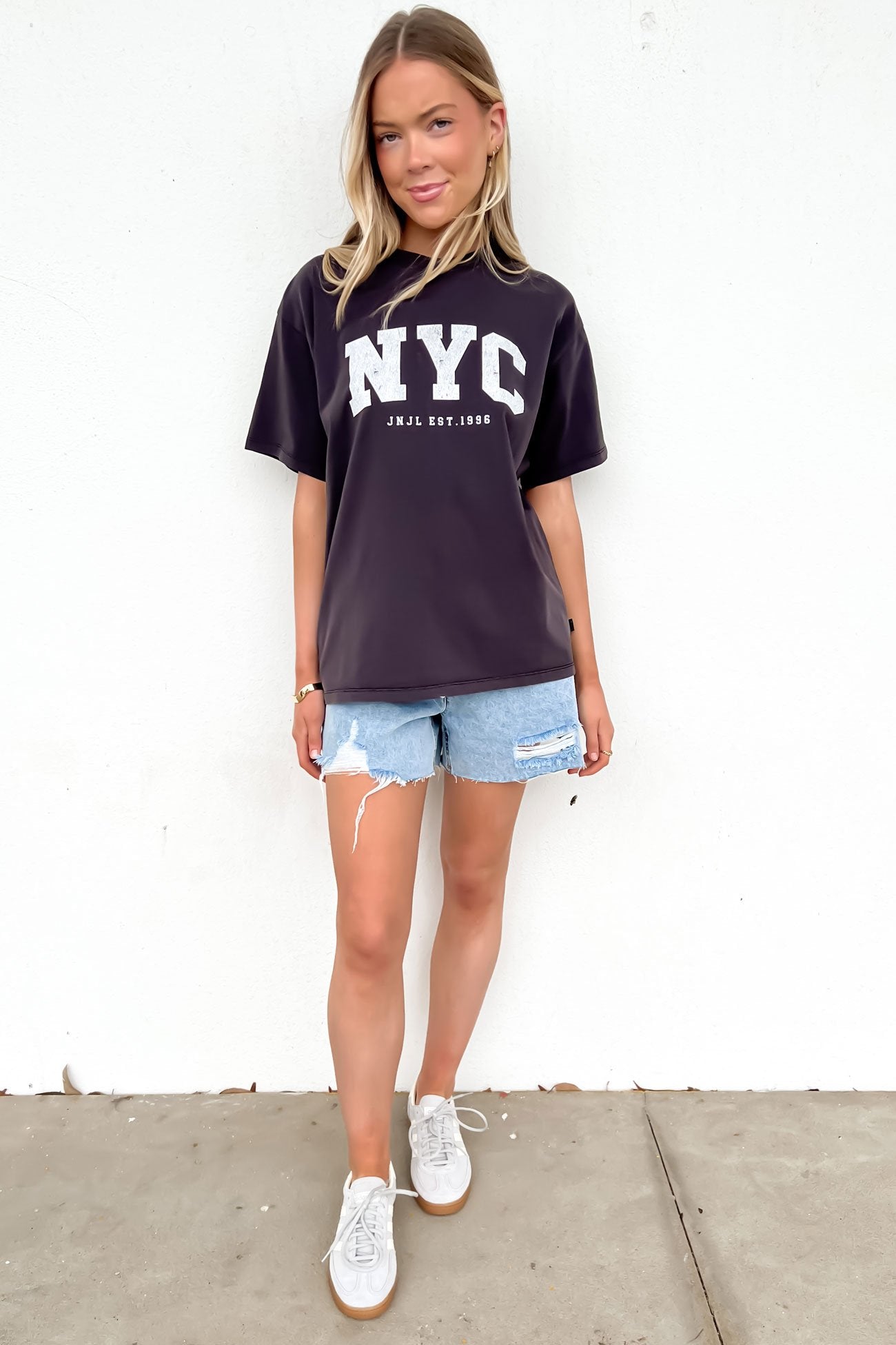 NYC Tee Washed Black