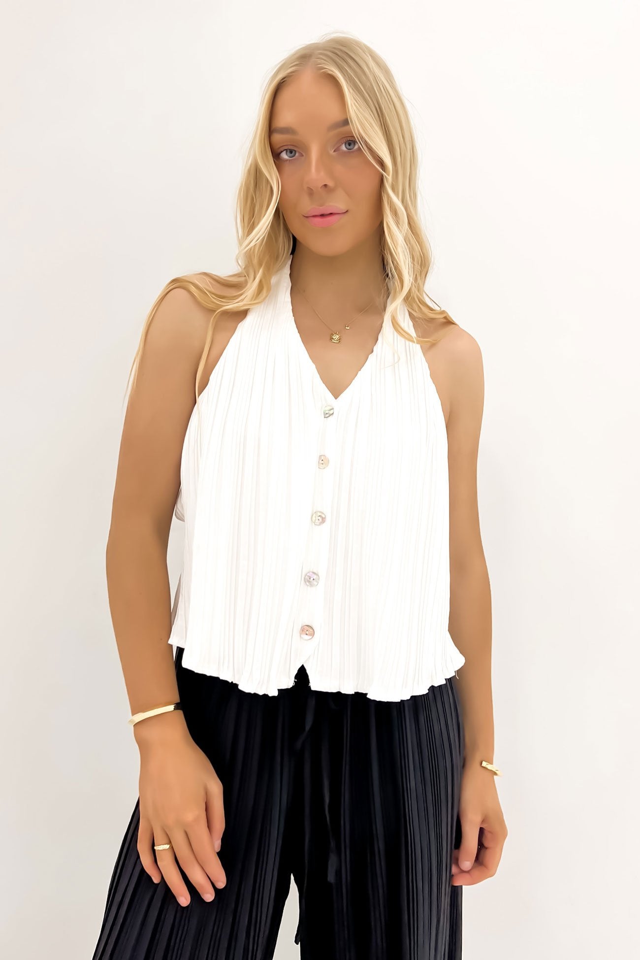 Nahla Top White