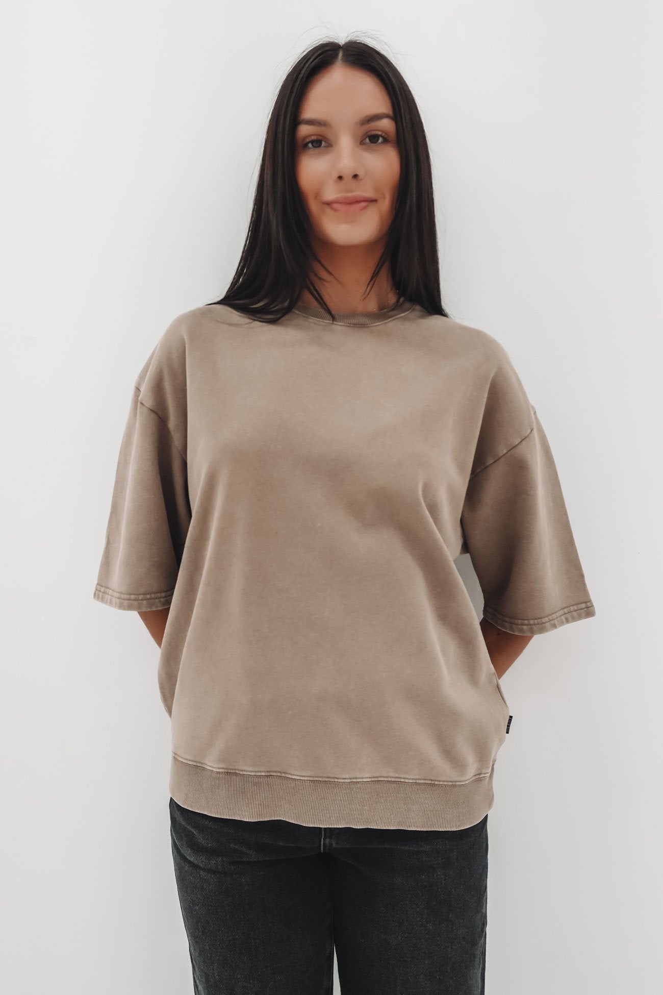 Nara Fleece Tee Olive