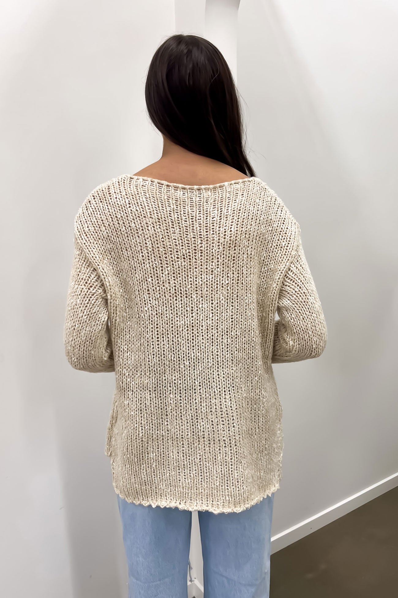 Narelle Knit Jumper Beige