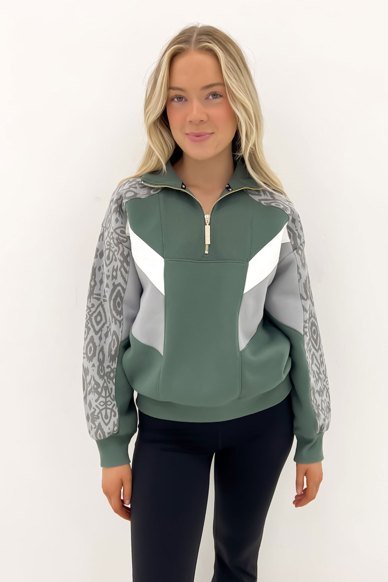 National Quarter Zip Green