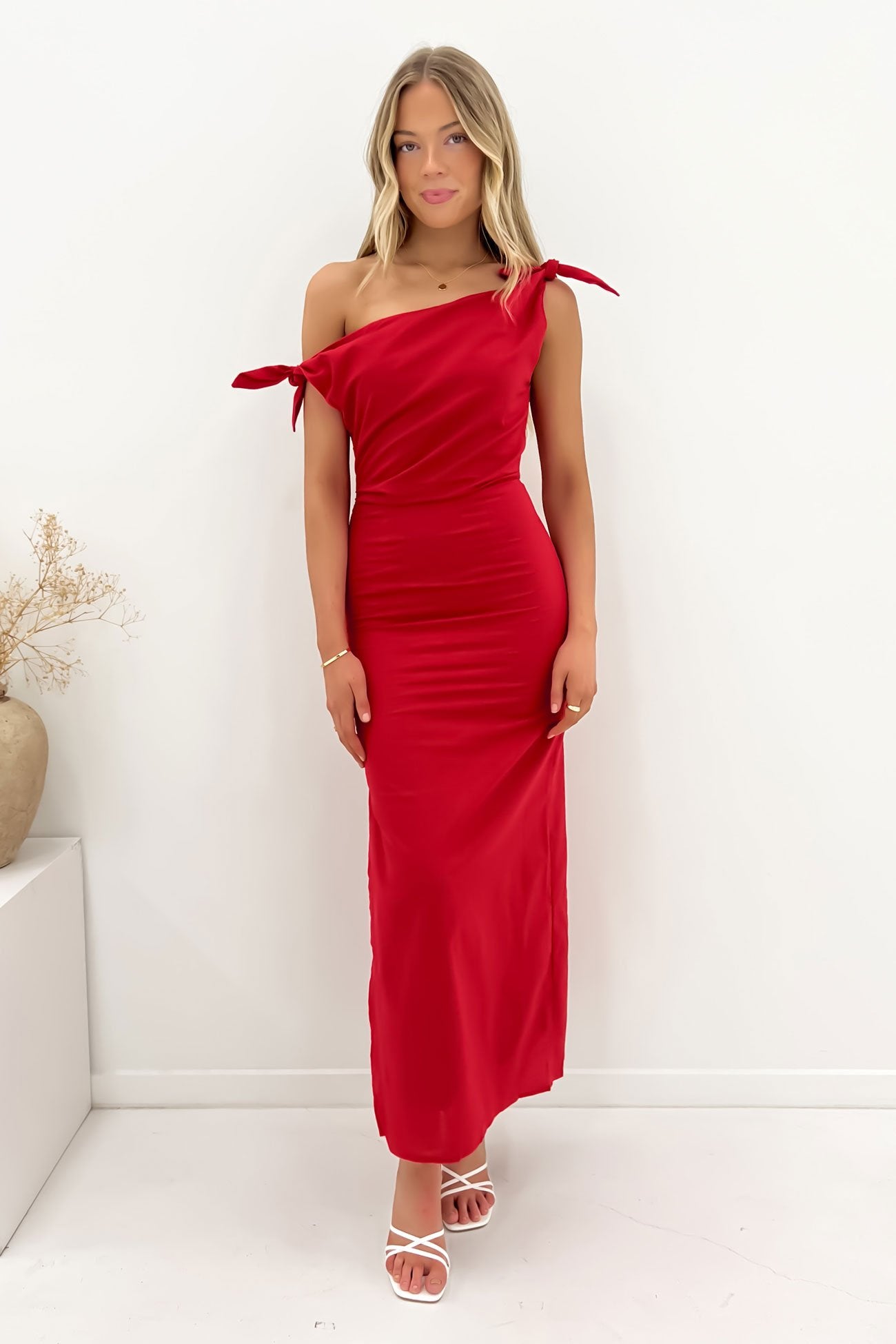 Neela Maxi Dress Red