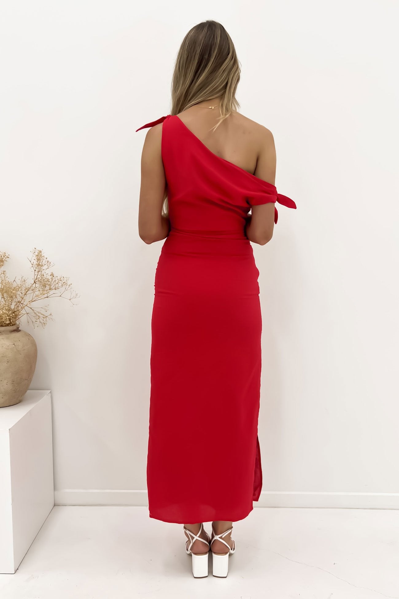 Neela Maxi Dress Red