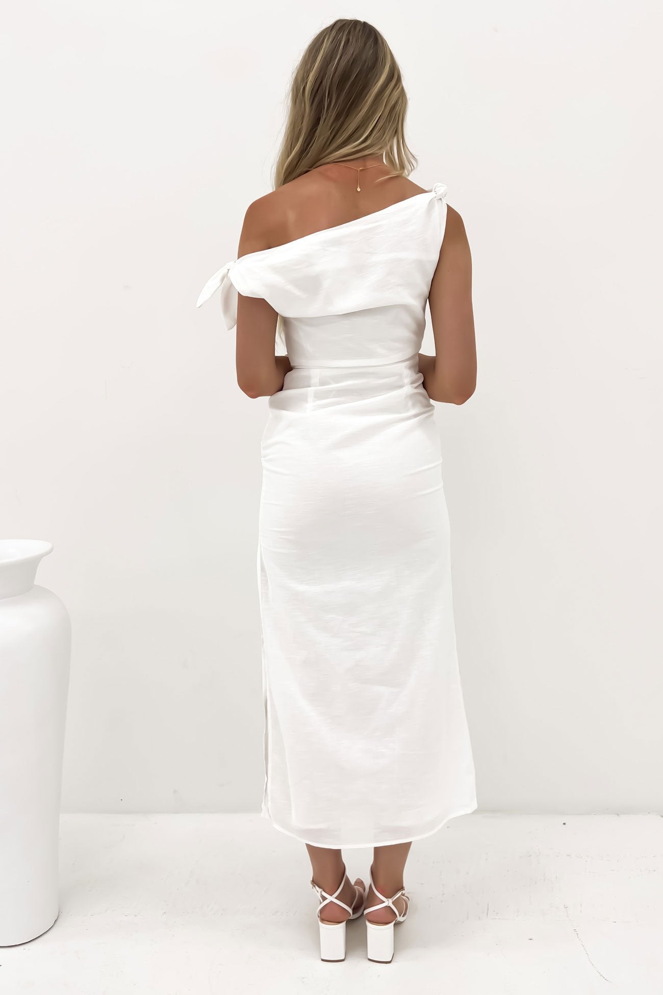 Neela Maxi Dress White