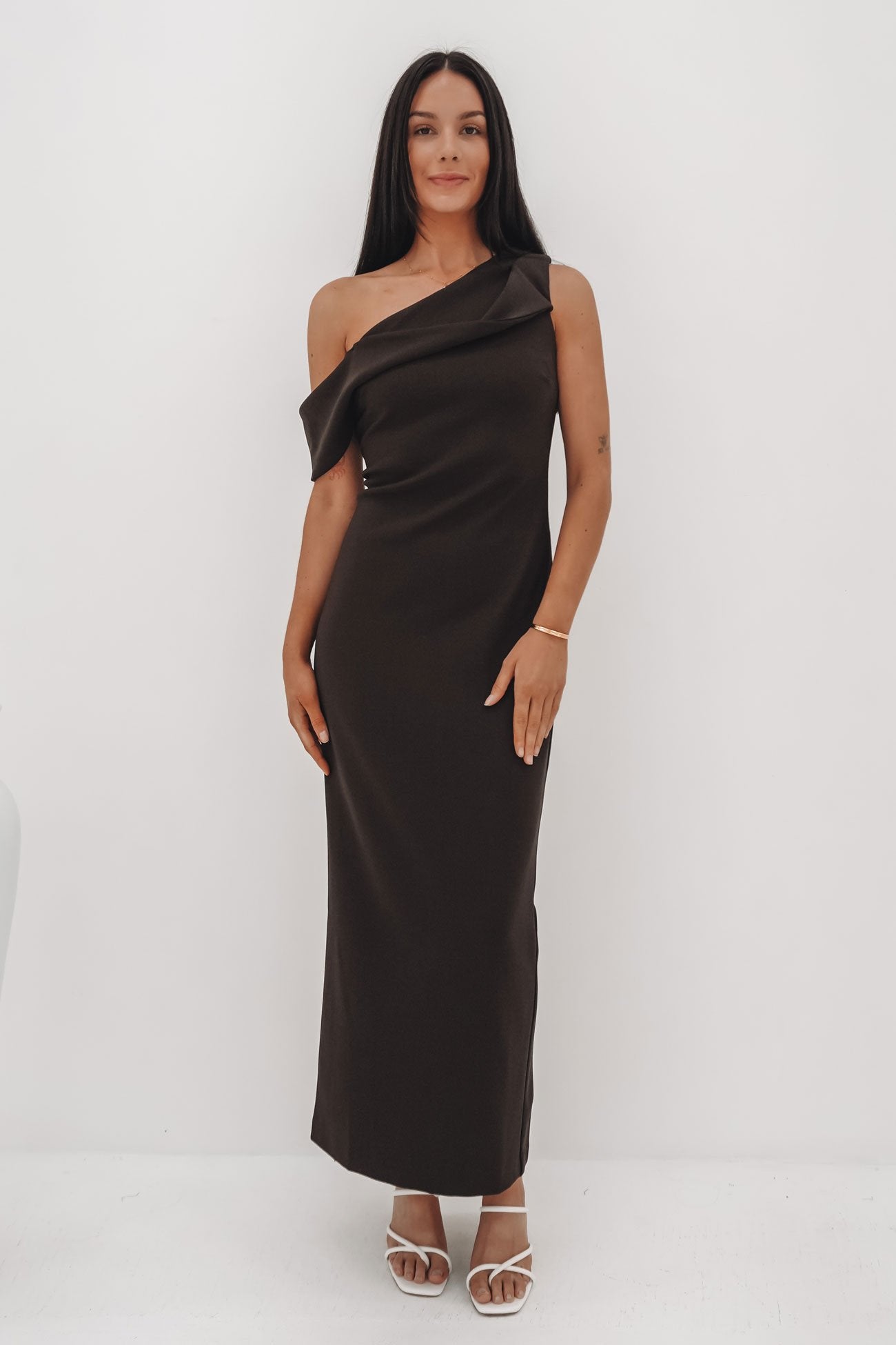 Nisha Maxi Dress Chocolate