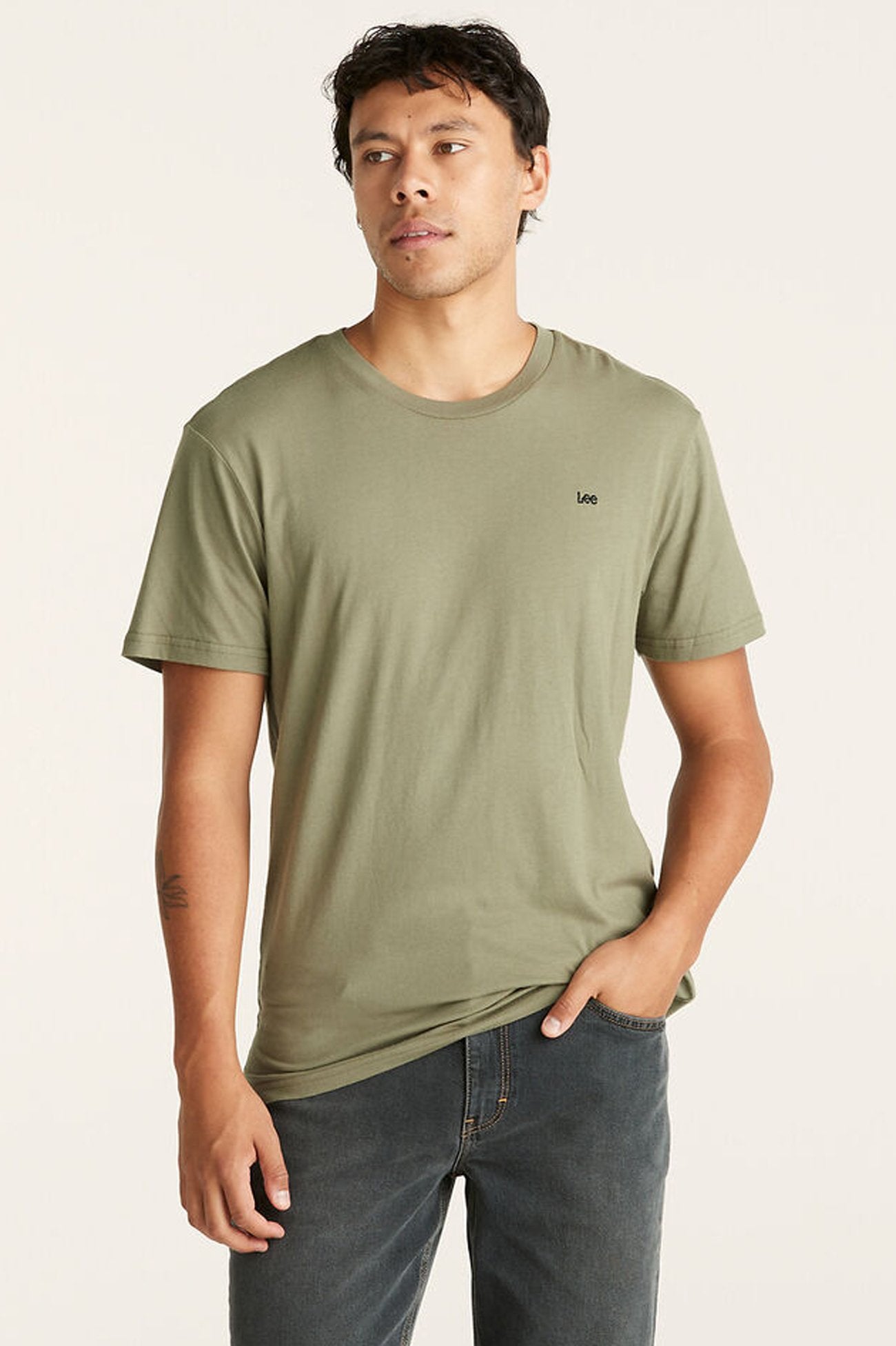 No Brainer Lee Tee Khaki