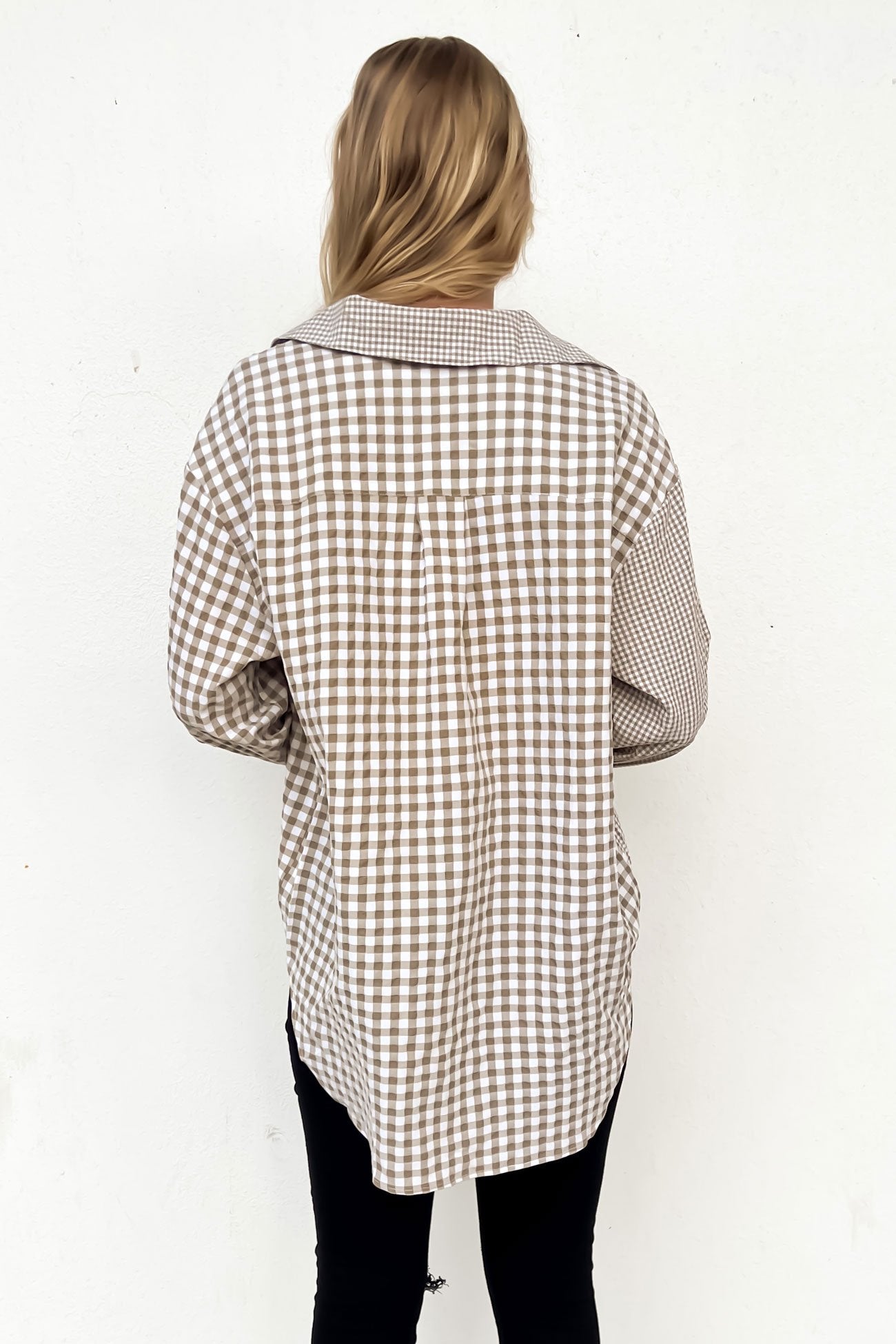 Nolan Shirt Beige Check