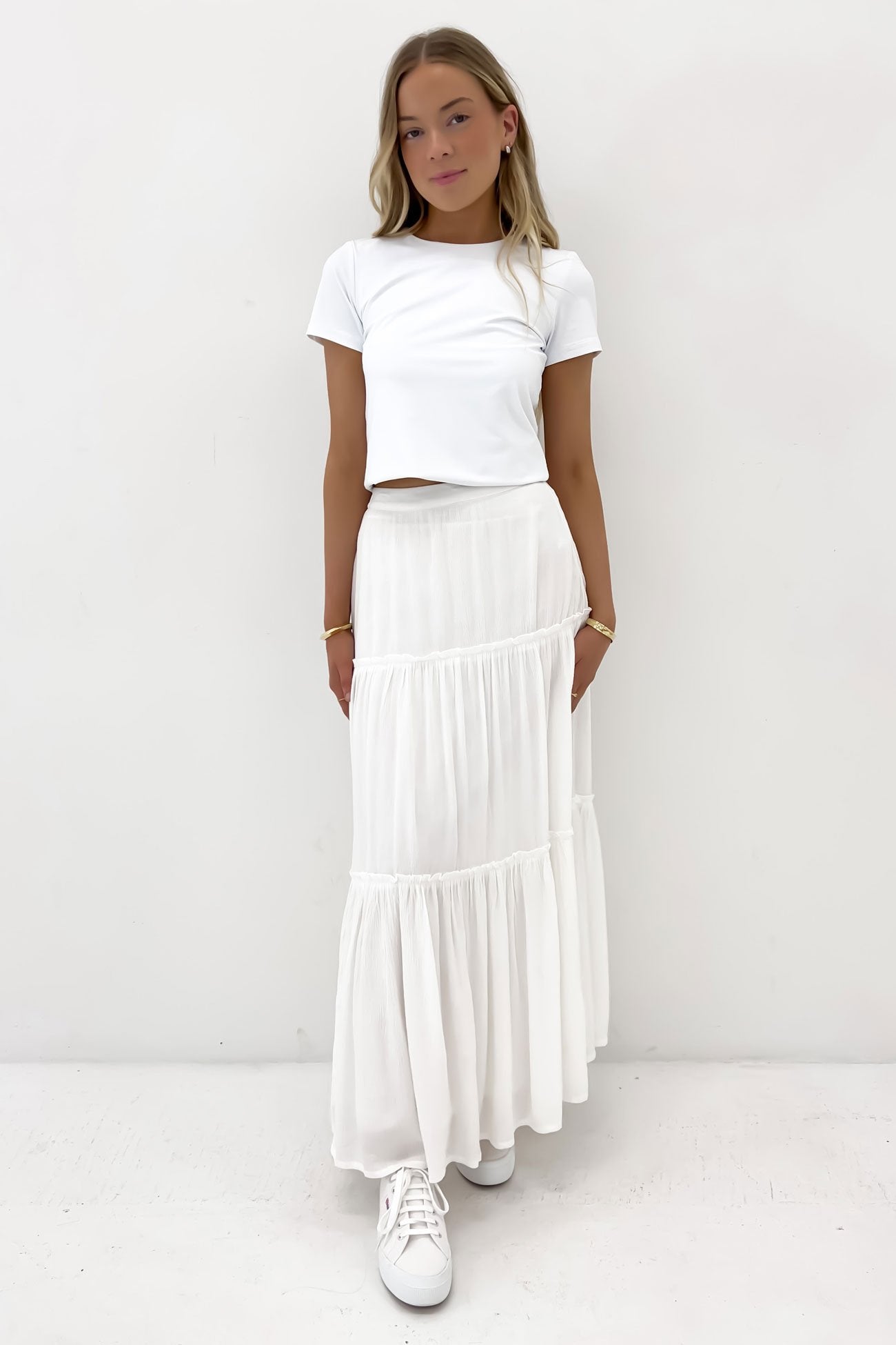 Olsen Skirt White