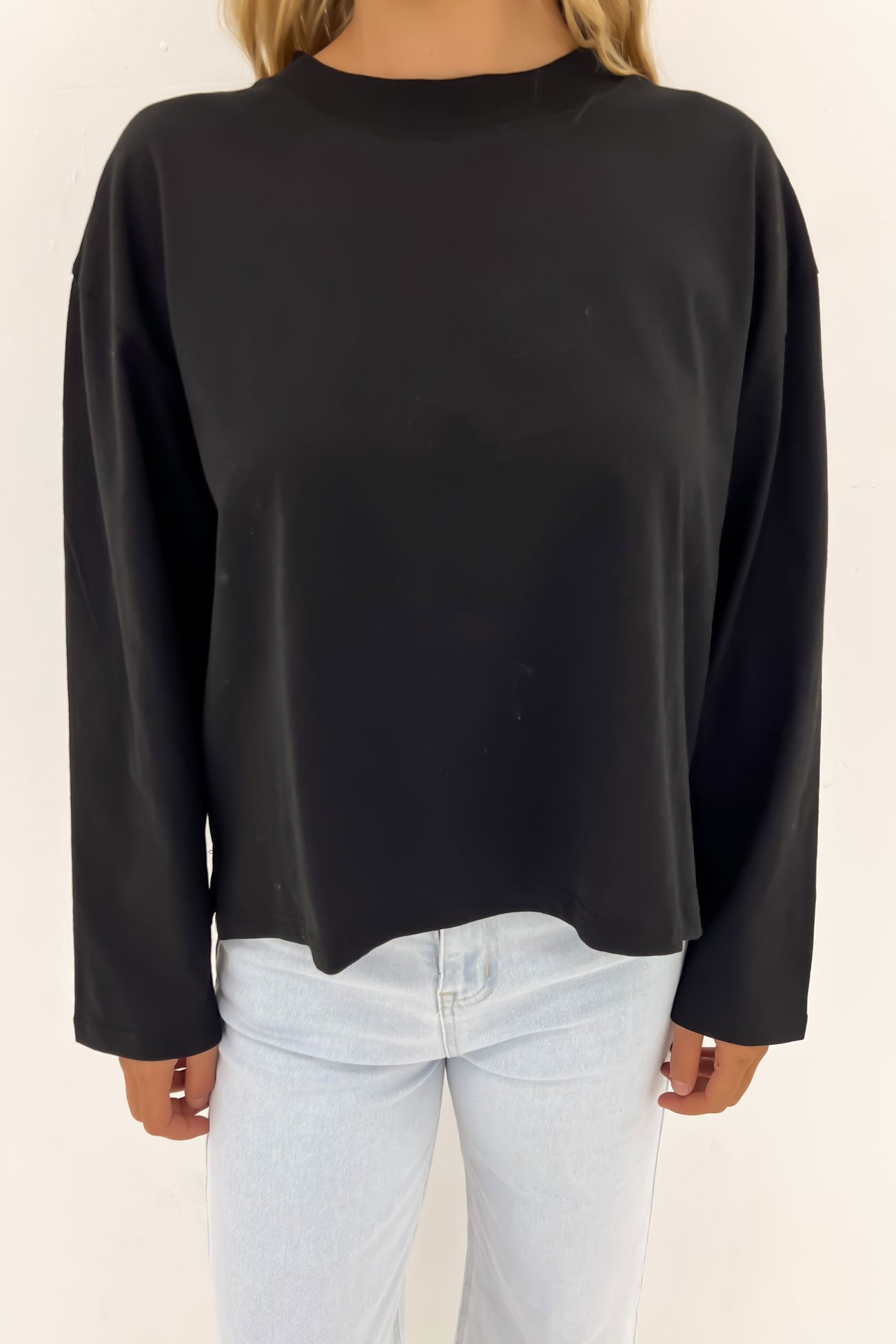 Organic Long Sleeve Tee Black