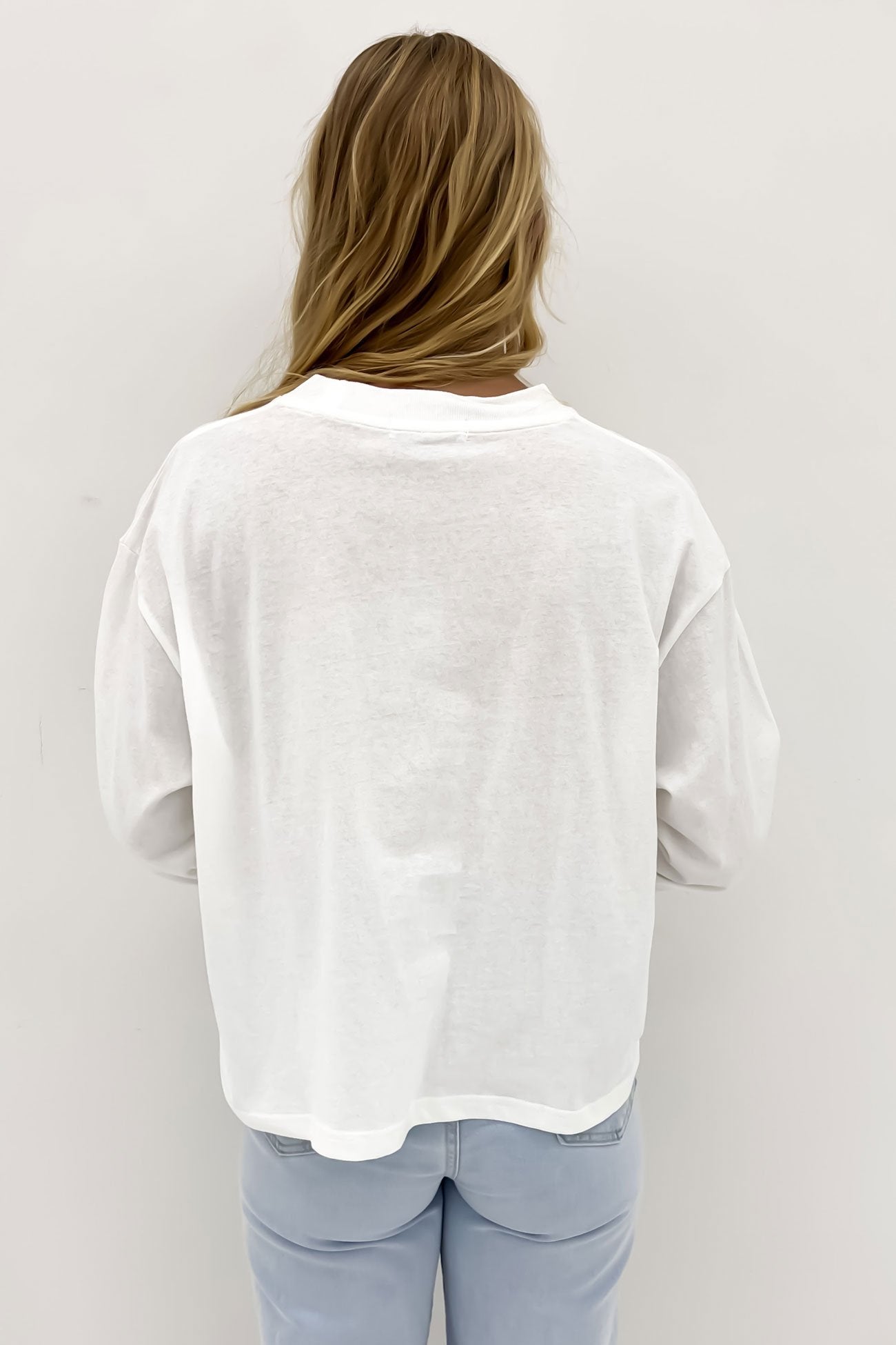 Organic Long Sleeve Tee White