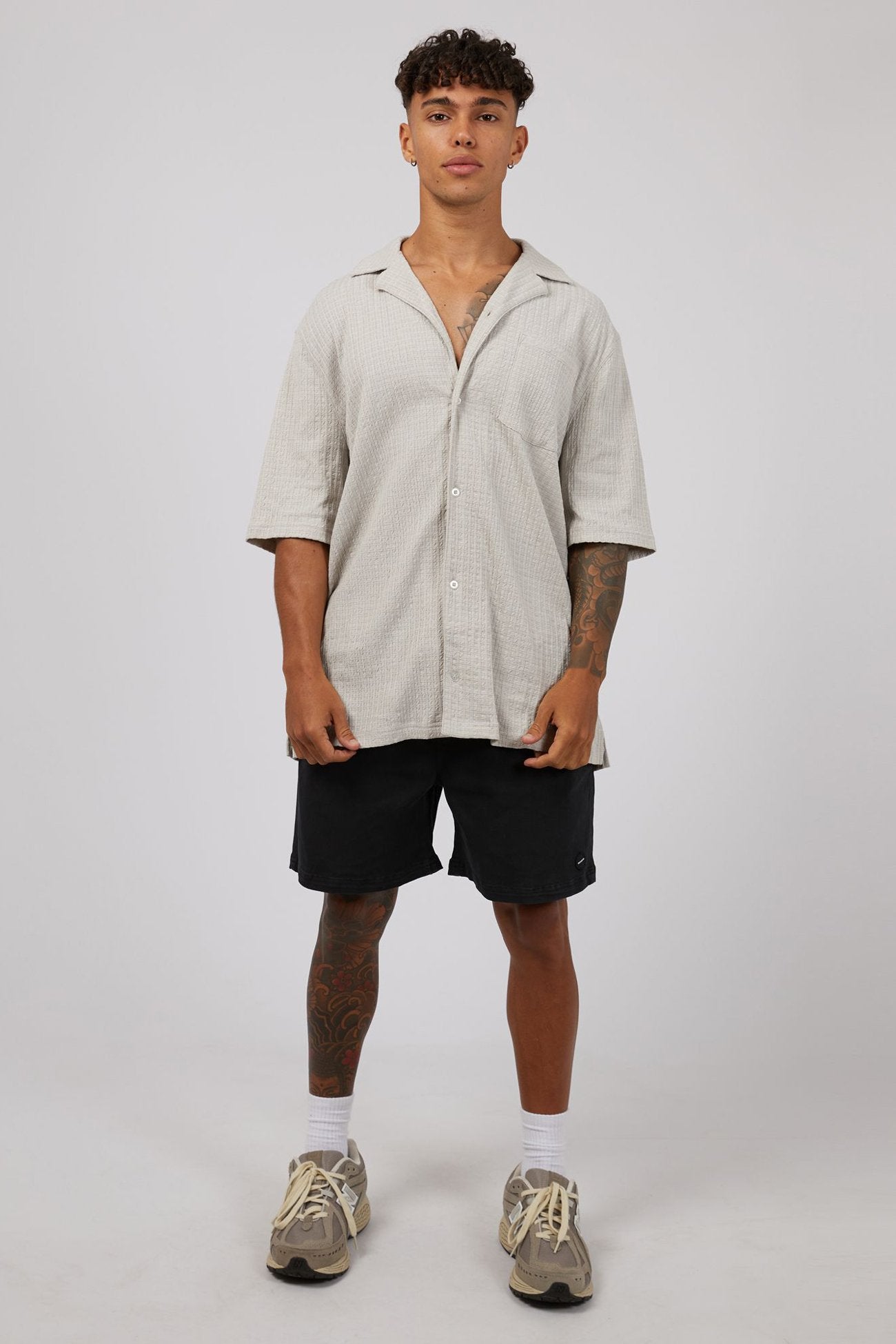 Otta Short Sleeve Shirt Grey