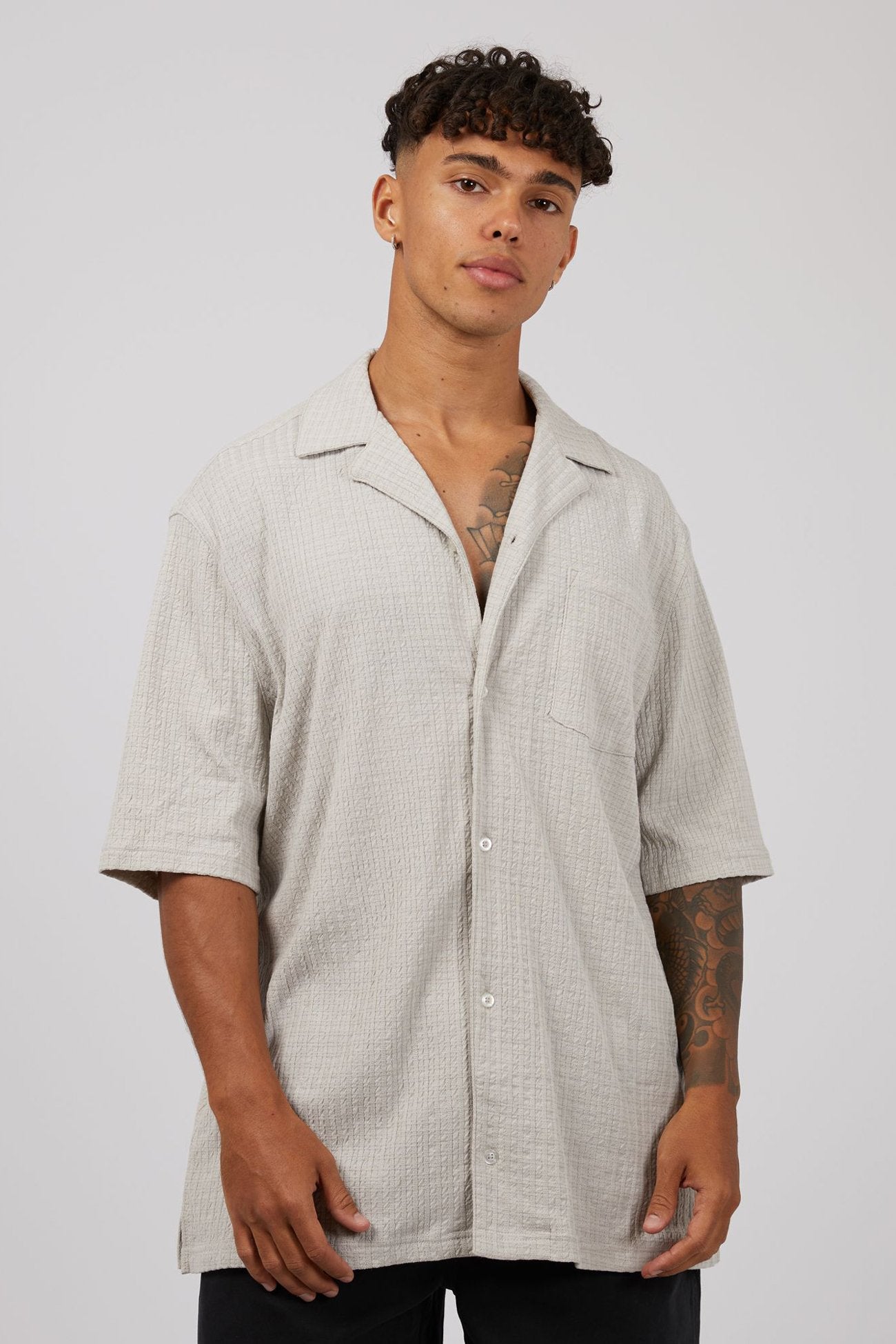 Otta Short Sleeve Shirt Grey