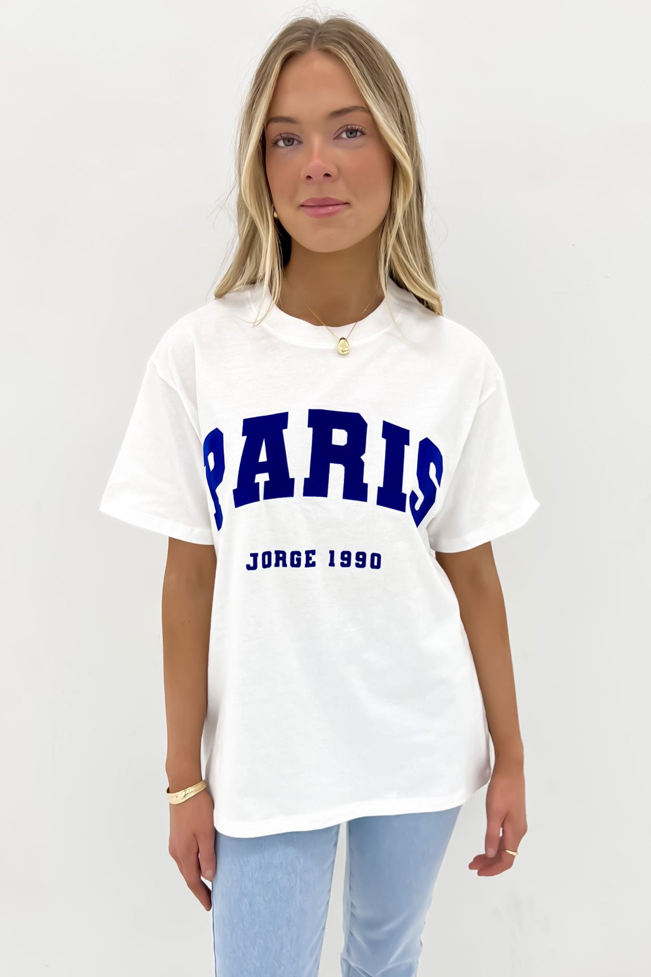 Paris Tee Vintage White