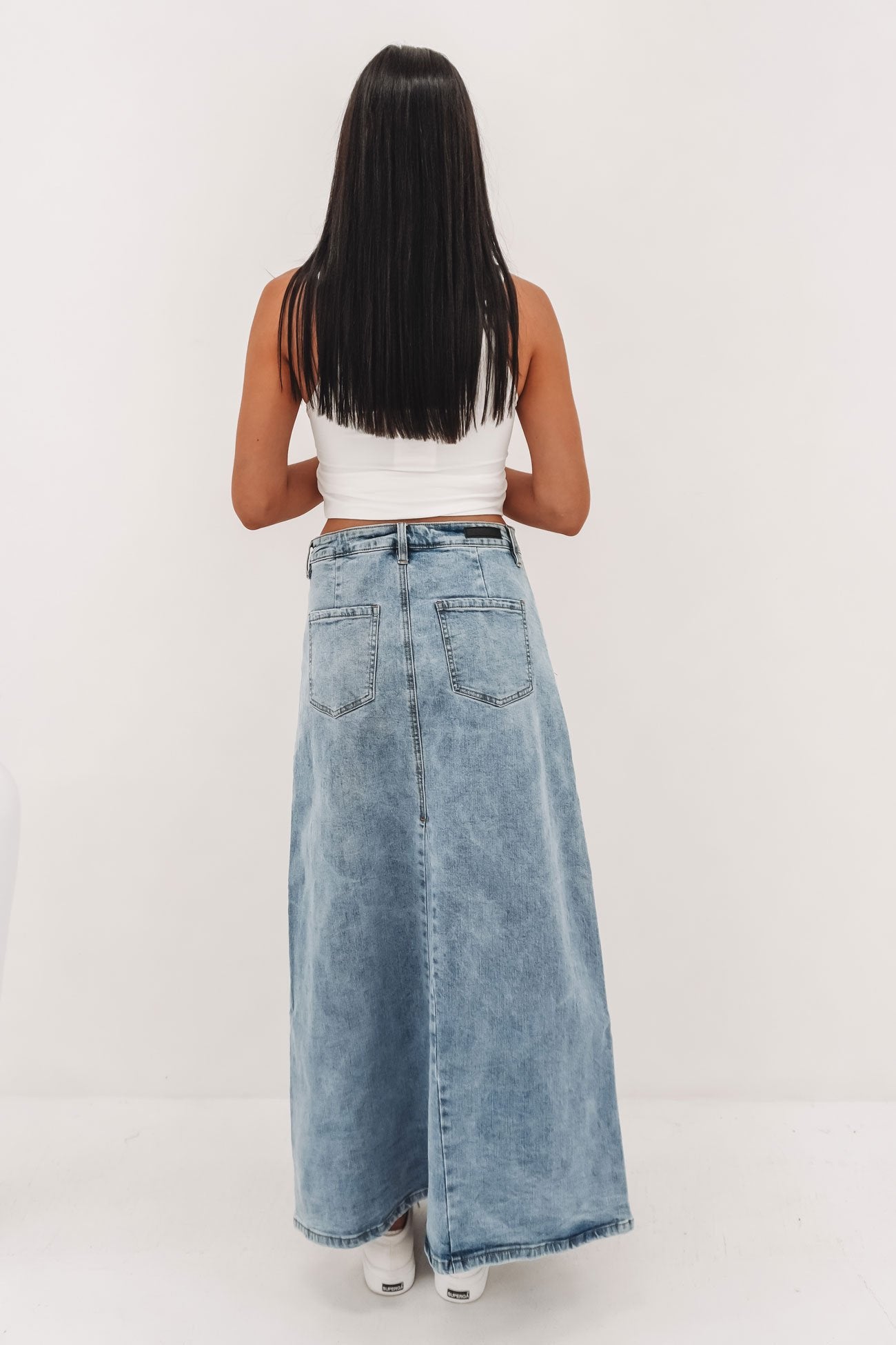 Parsons Comfort Skirt Classic Wash