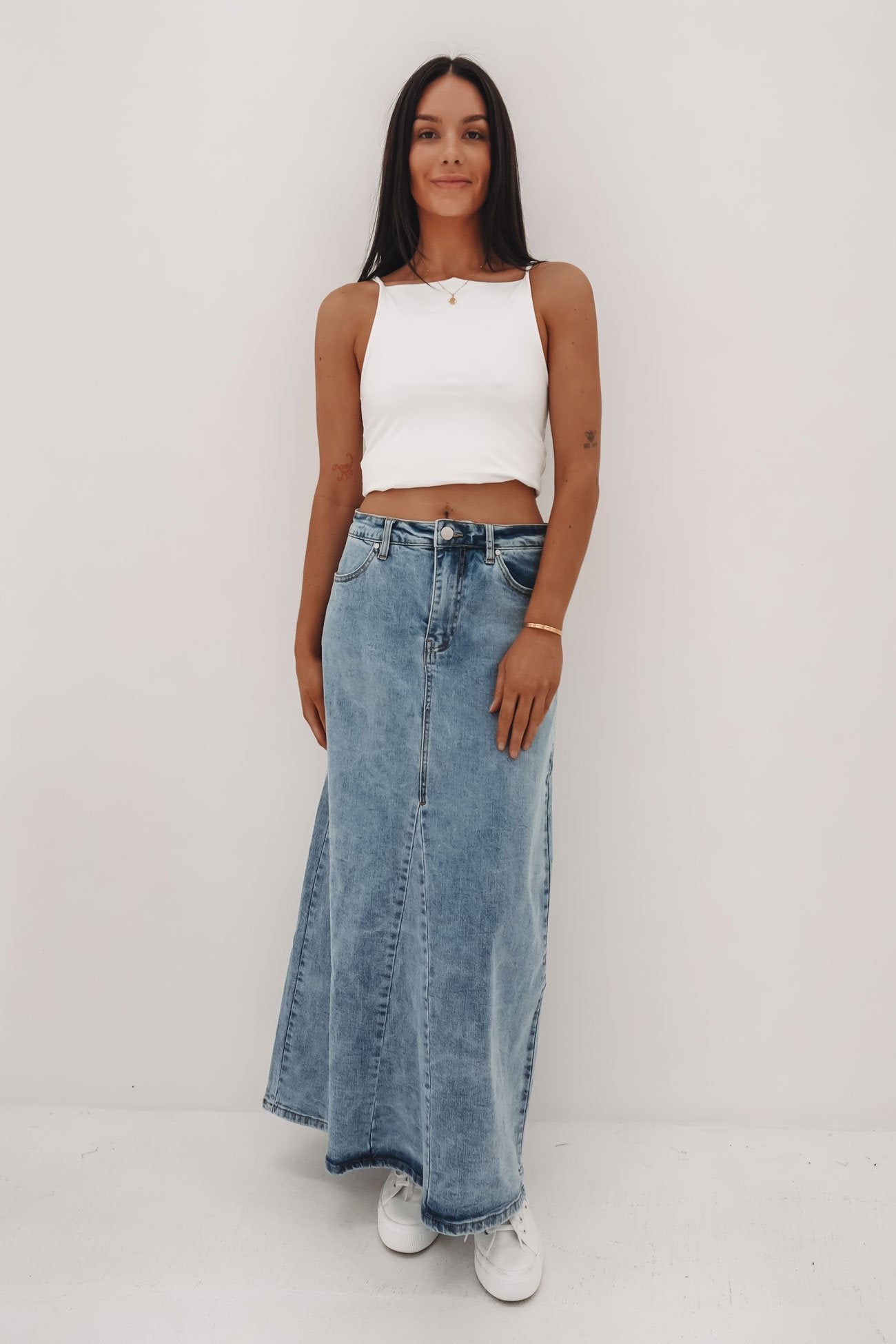 Parsons Comfort Skirt Classic Wash