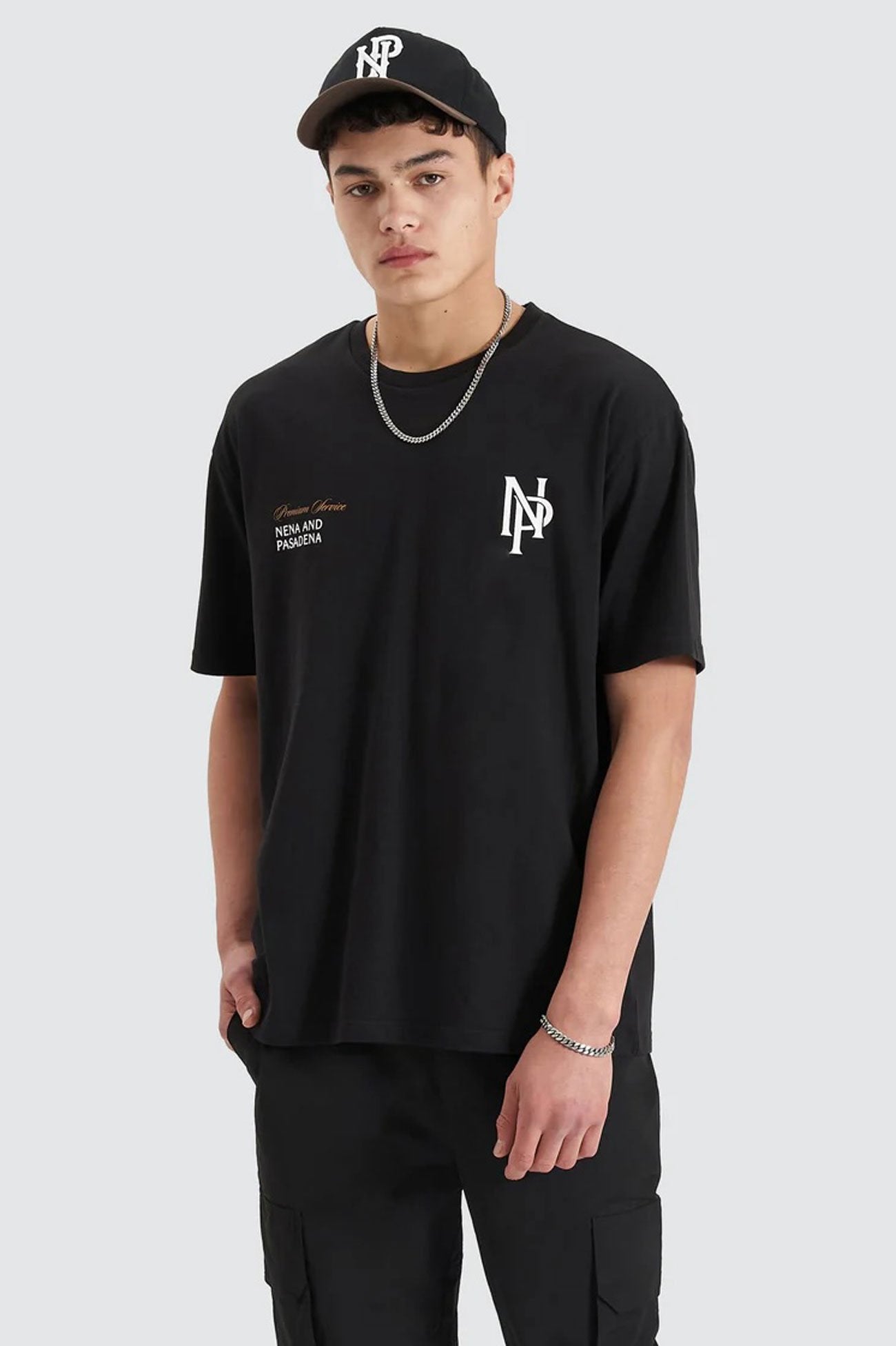 Petronas Heavy Box Fit Tee Jet Black