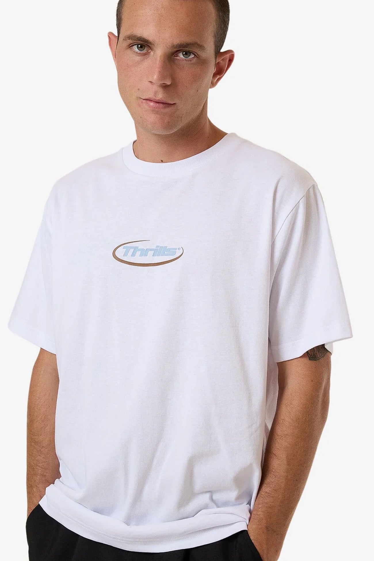 Pharm Merch Fit Tee White