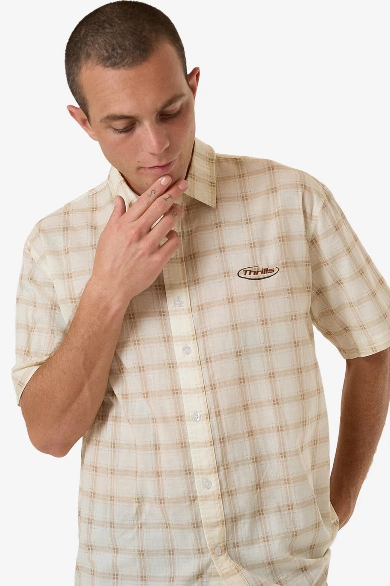 Pharm Short Sleeve Shirt Desert