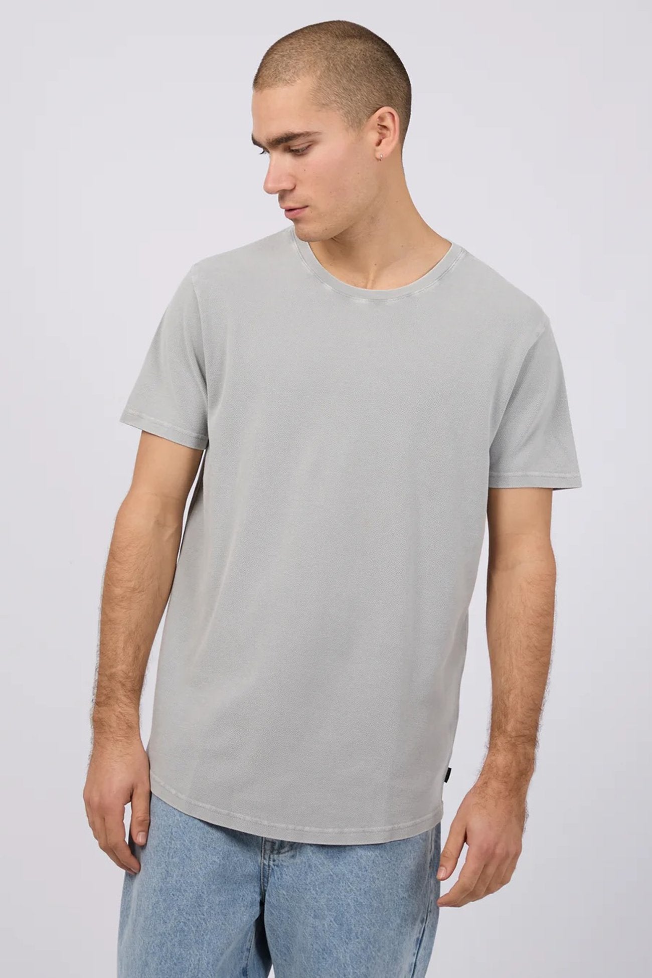 Pique Tee Grey