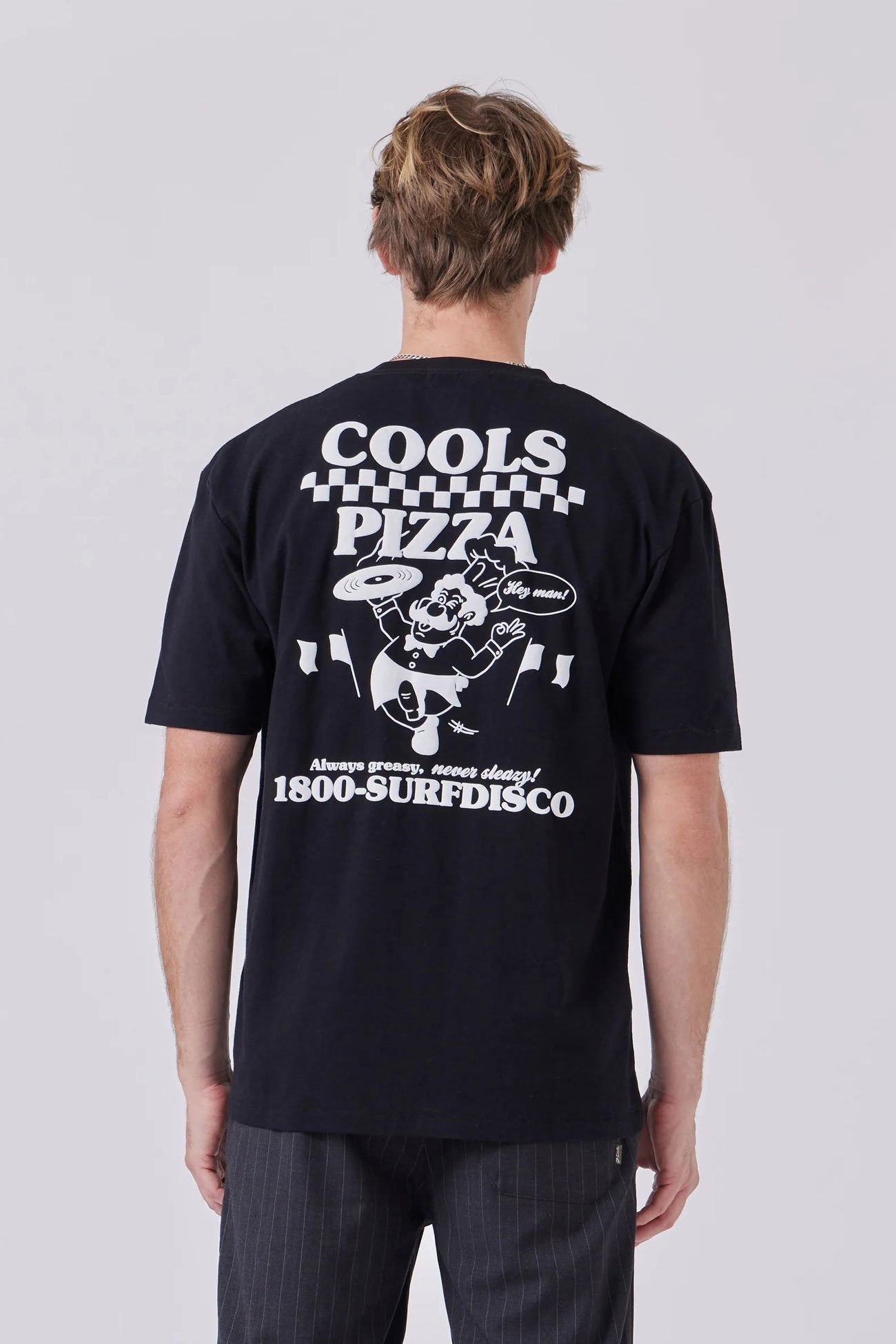 Pizza Tee Black