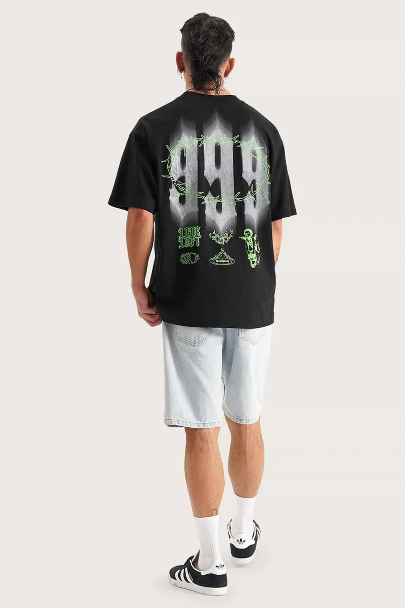 Prison Street Fit Tee Jet Black