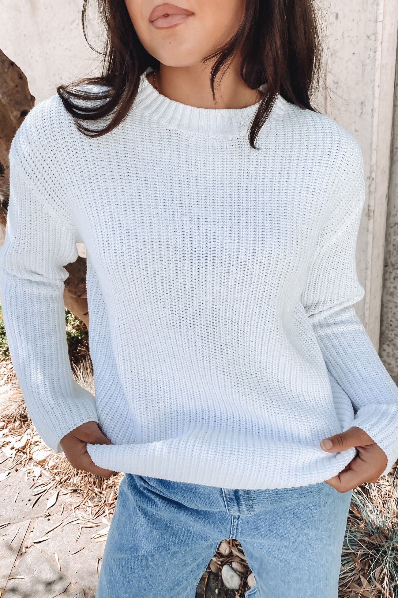 Quinley Knit White