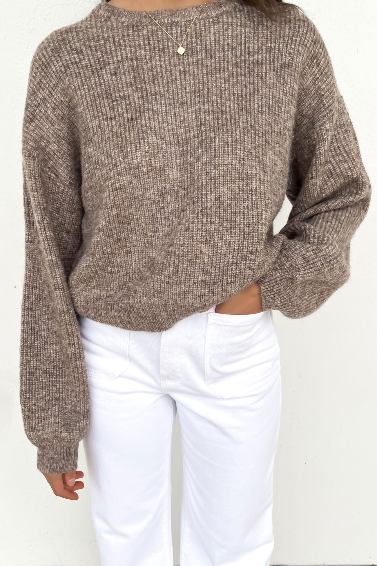 Quinn Knit Jumper Oatmeal