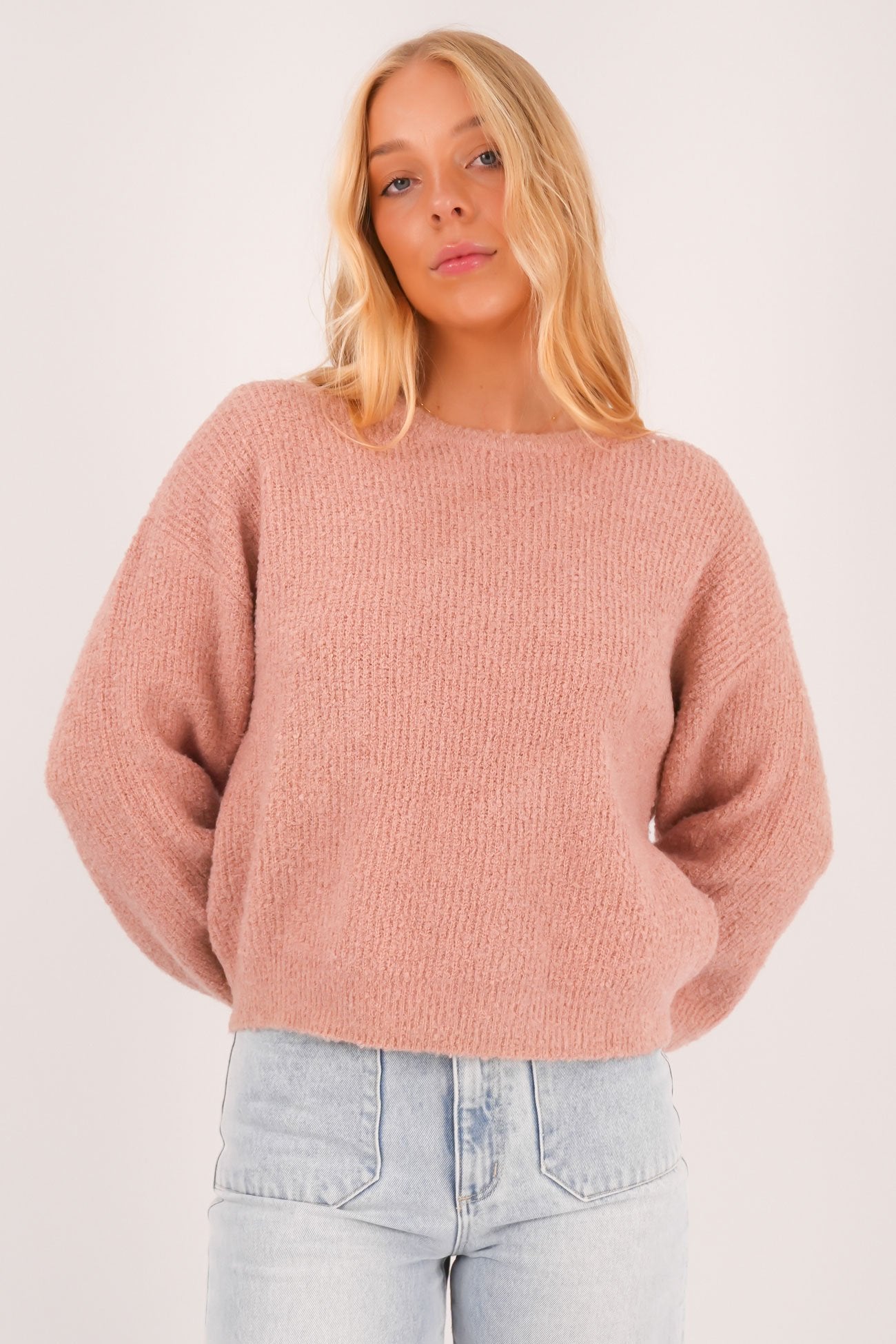 Quinn Knit Jumper Pink