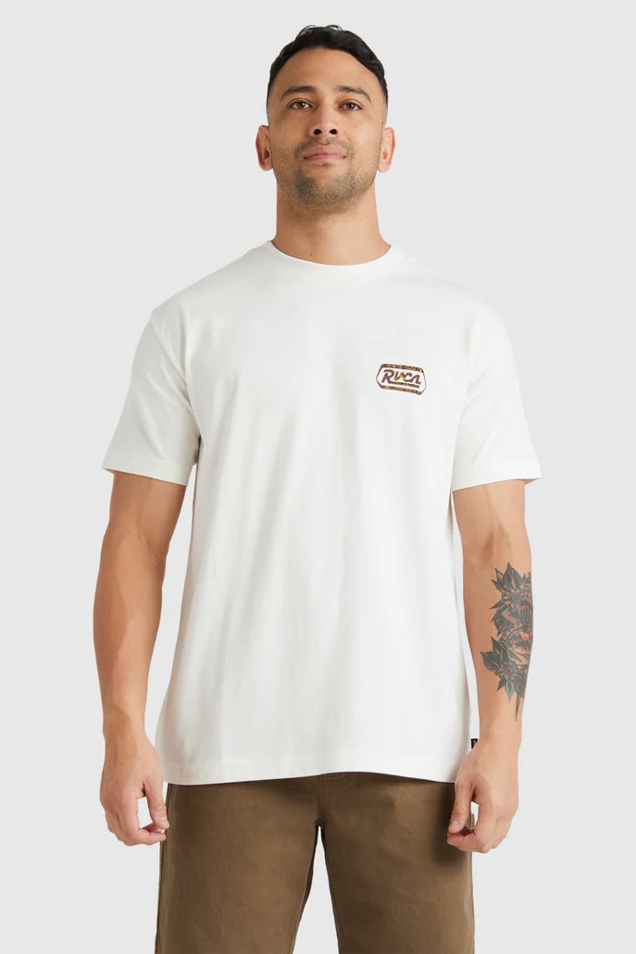 RVCA Atlas Short Sleeve Tee Salt