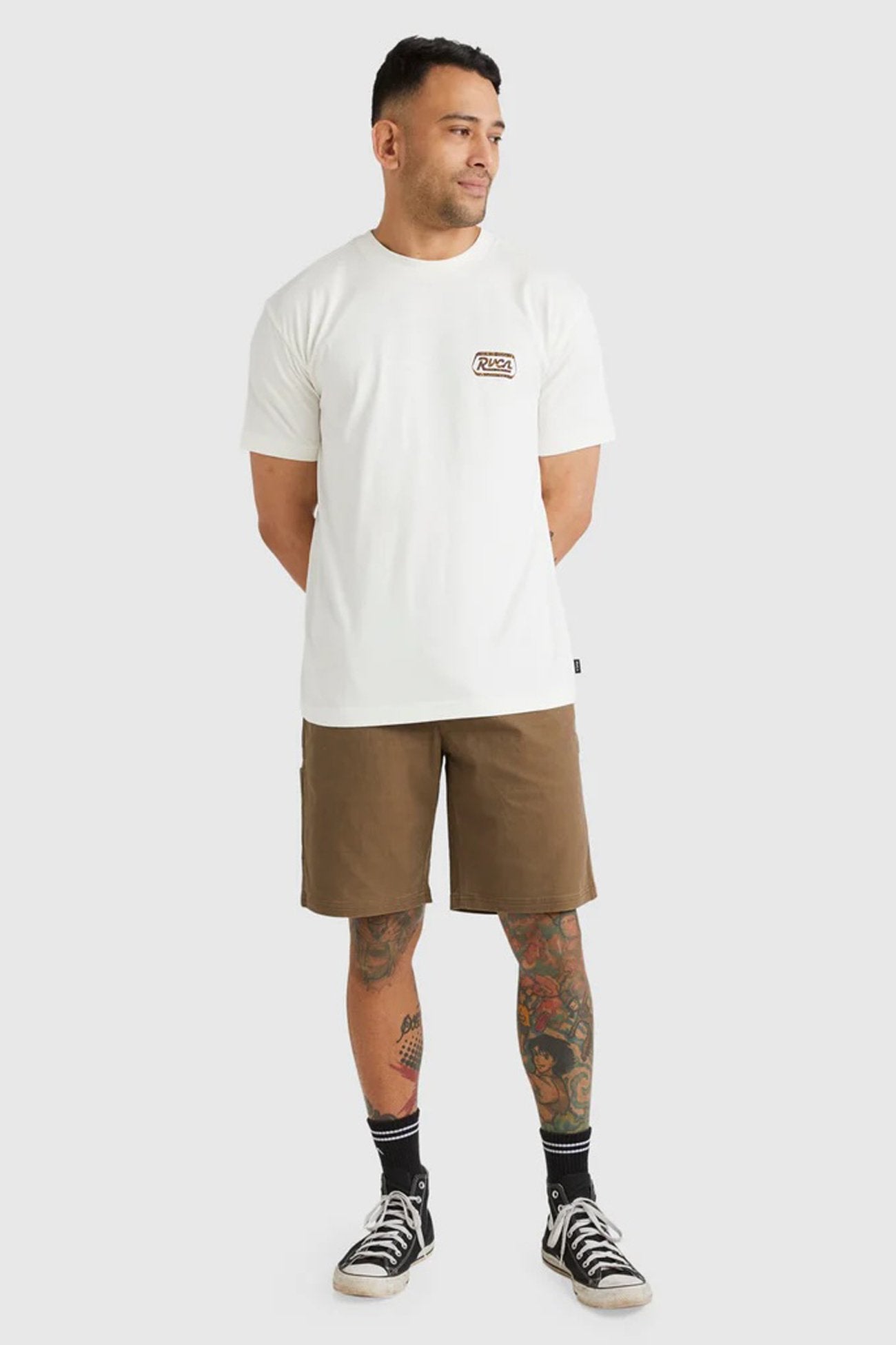 RVCA Atlas Short Sleeve Tee Salt