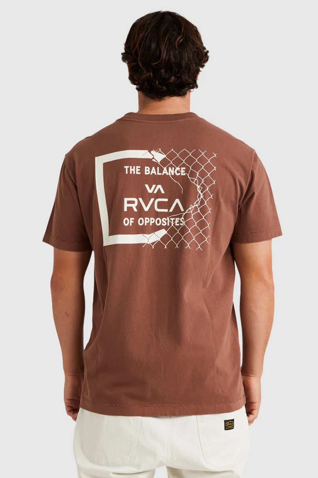 RVCA Break Out Short Sleeve Tee Hazelnut