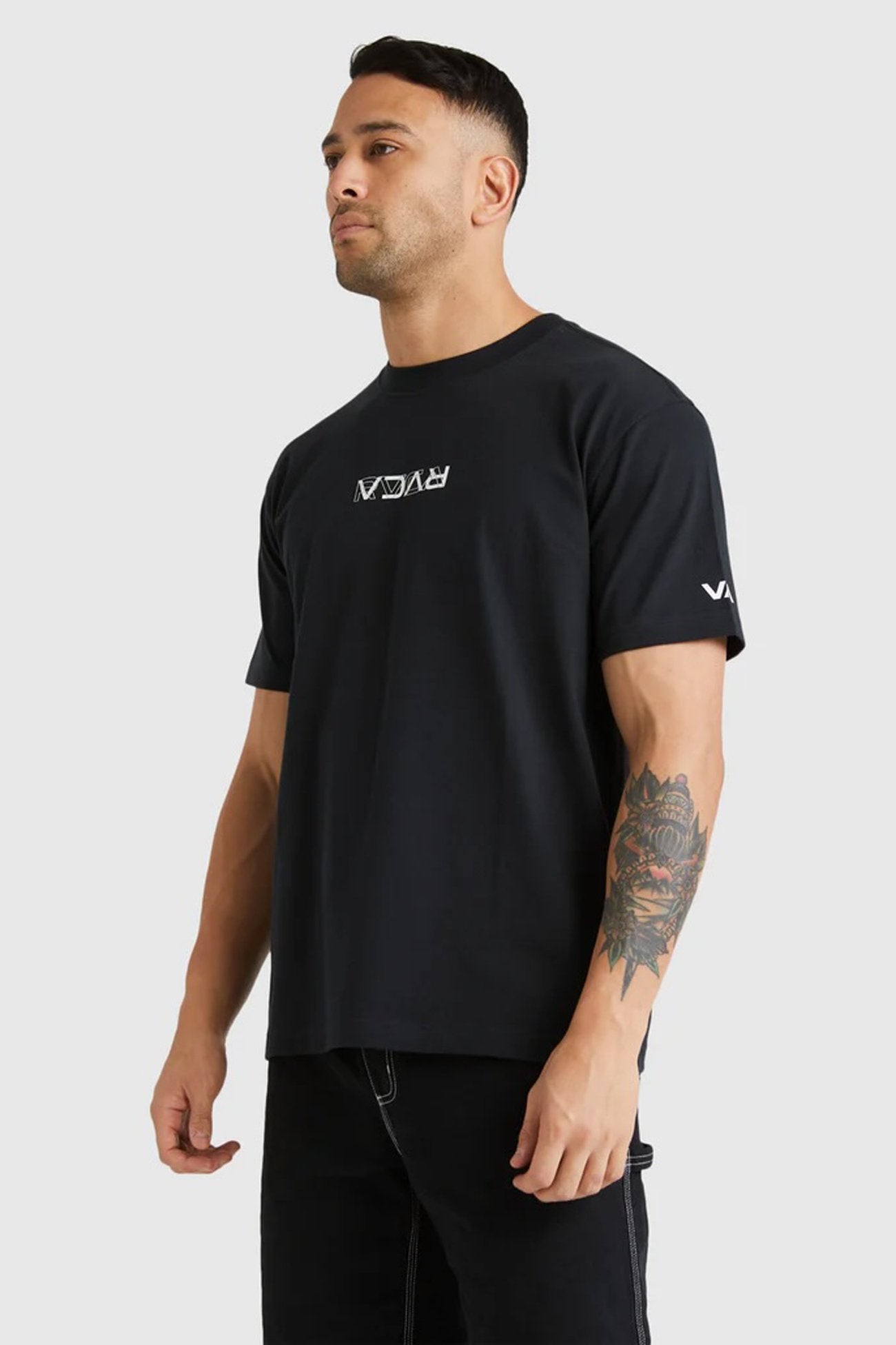 RVCA Reverse Short Sleeve Tee RVCA Black