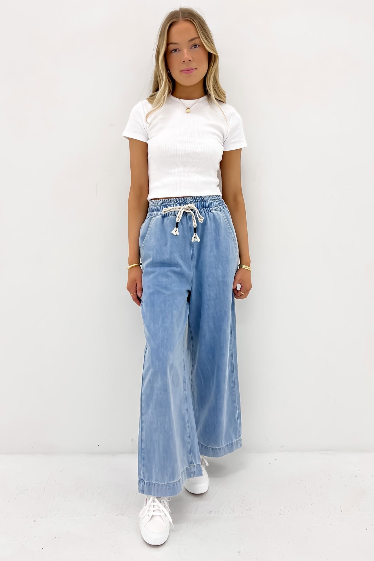 Rana Denim Pant Light Blue