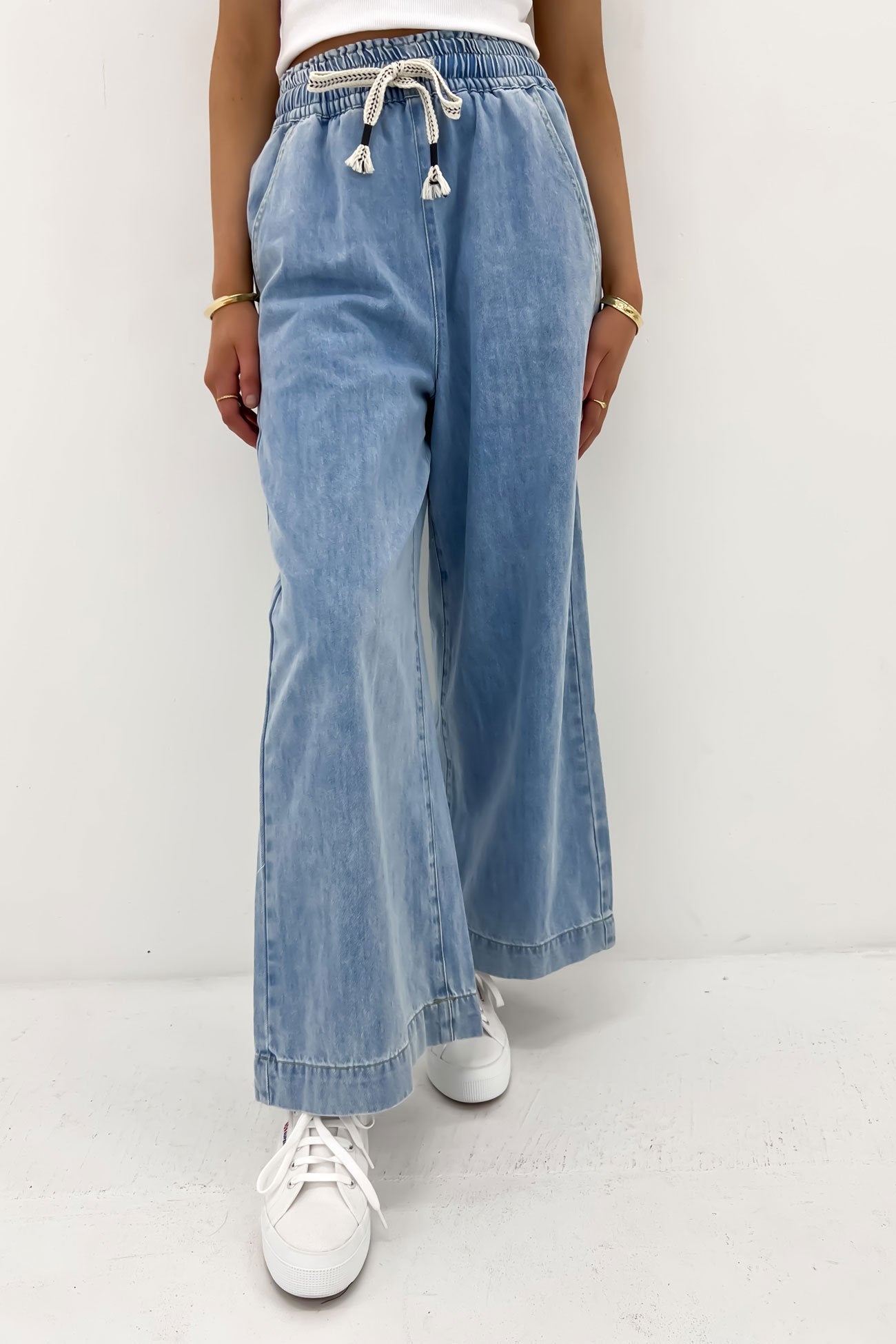 Rana Denim Pant Light Blue