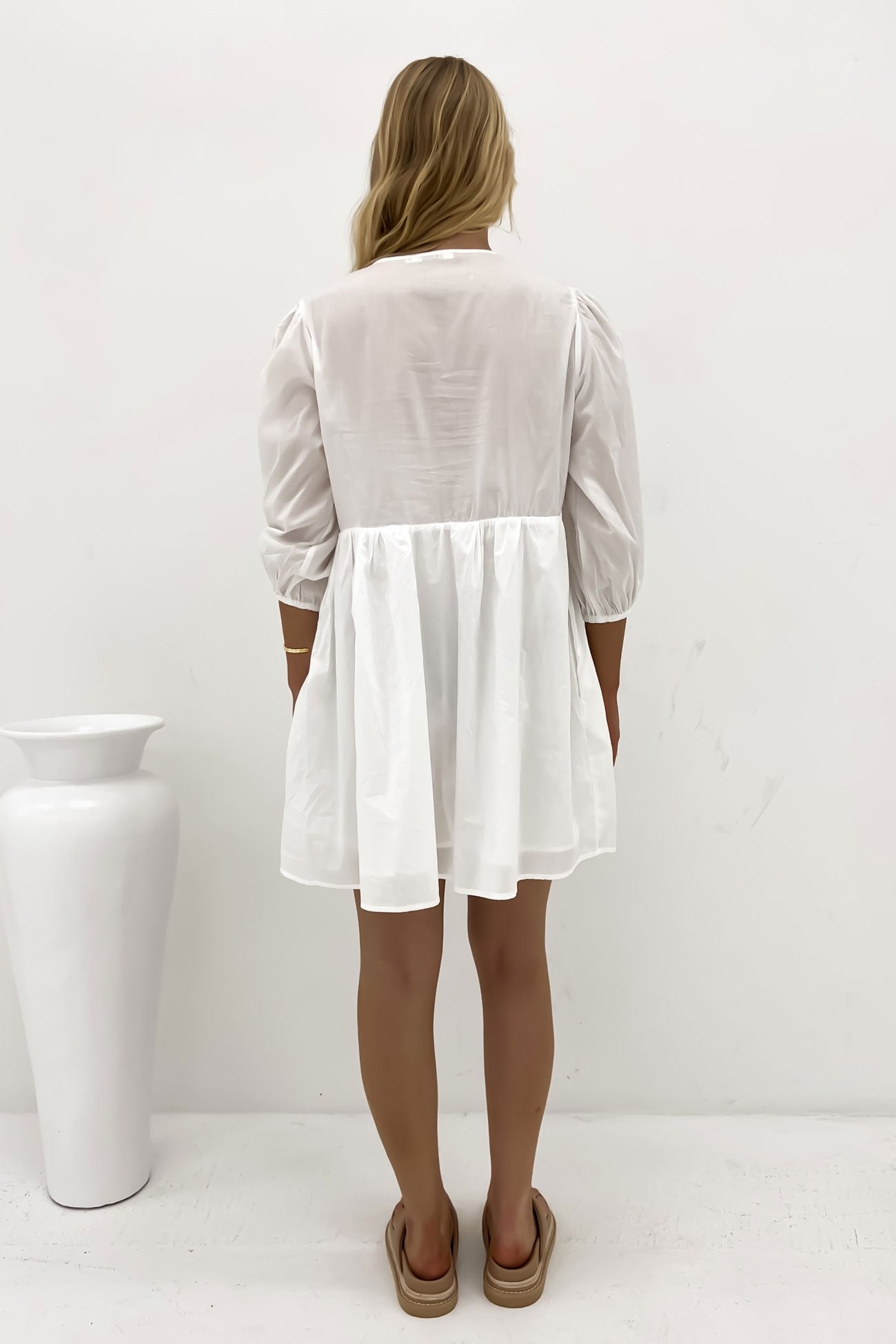 Rata Dress White