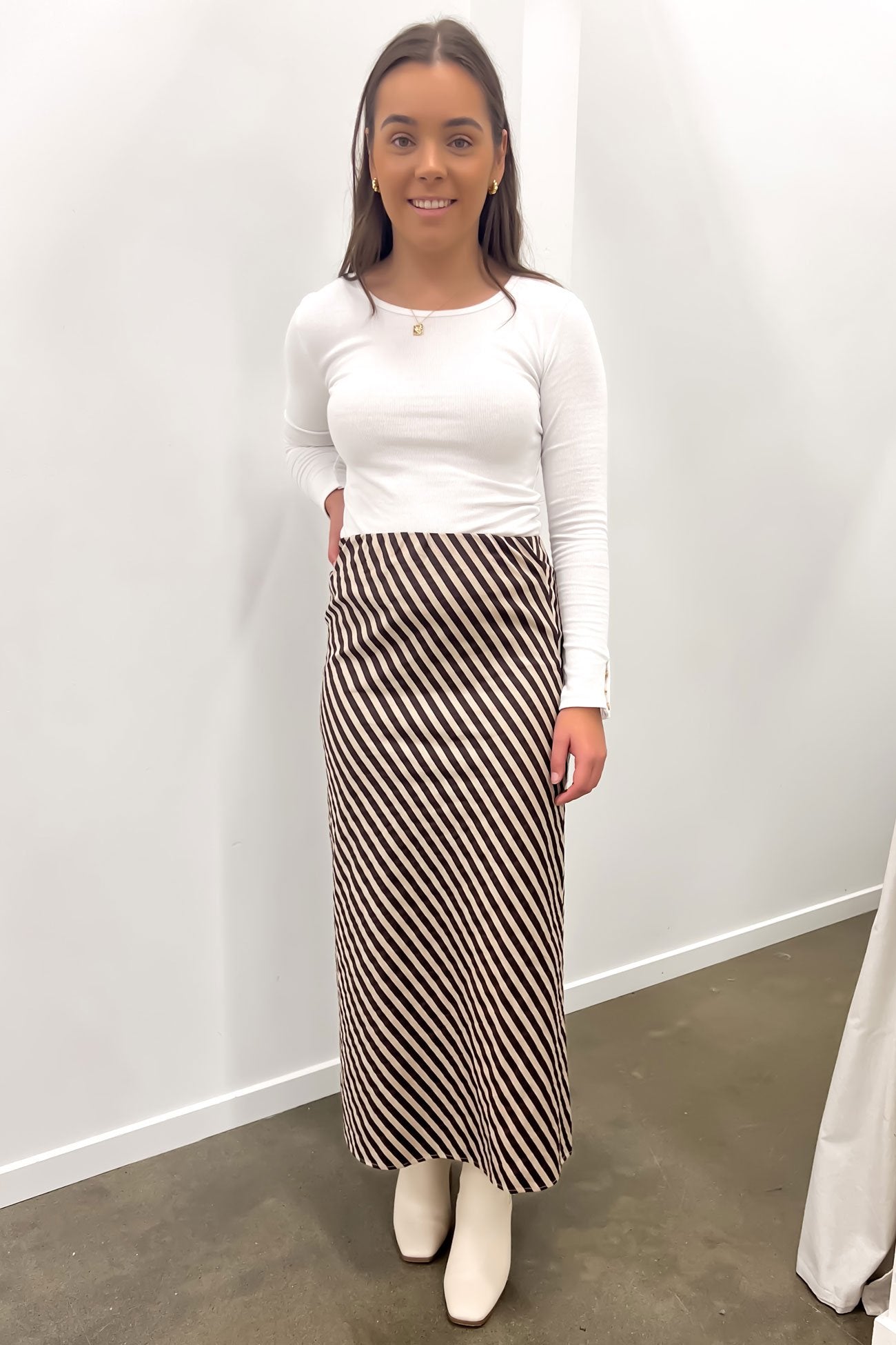 Reece Maxi Skirt Oatmeal