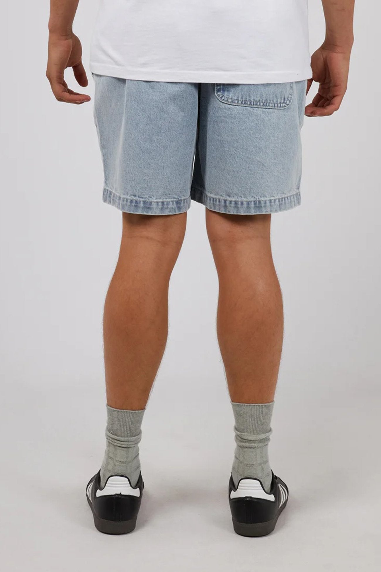 Rider Denim Short Bleach Blue