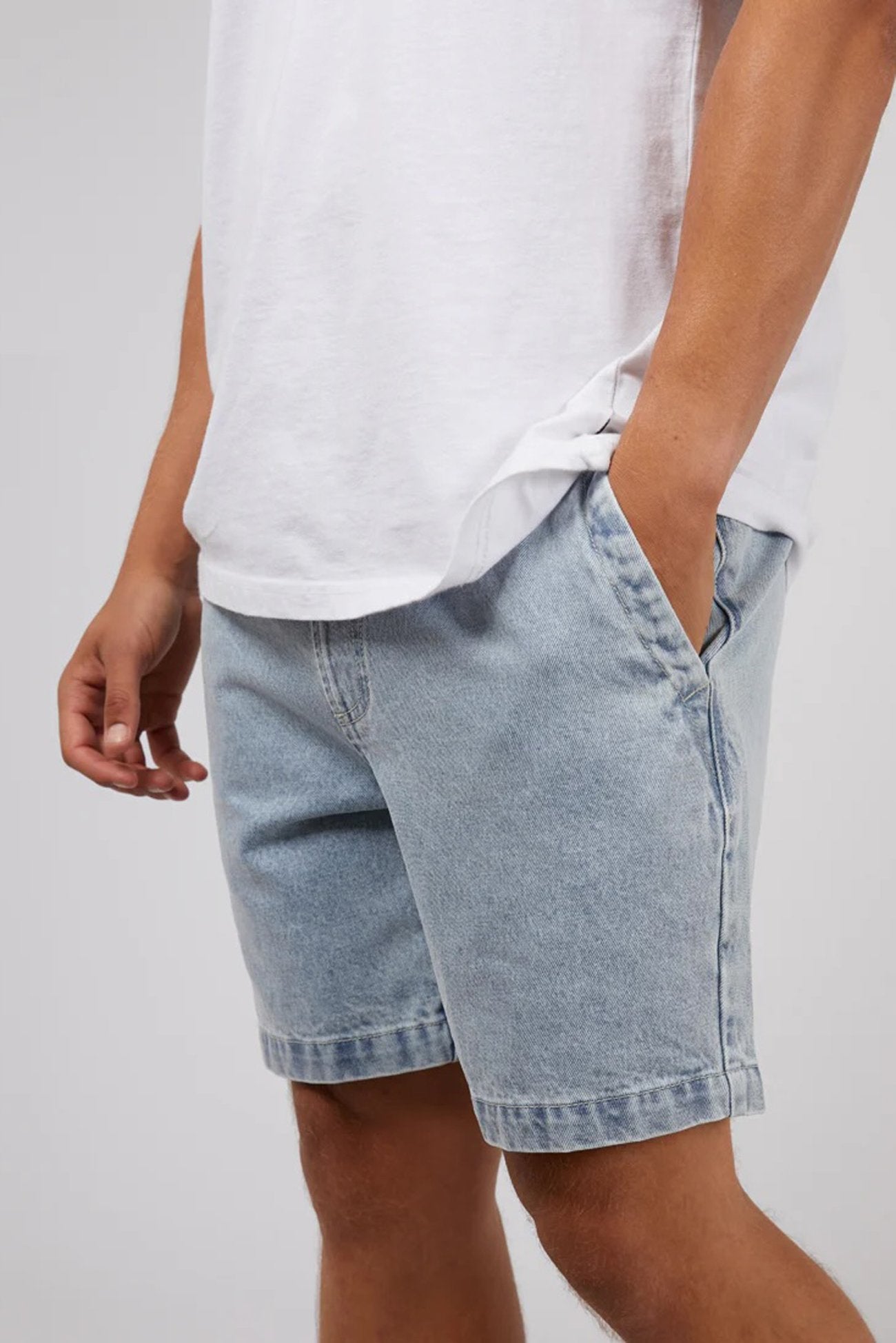 Rider Denim Short Bleach Blue