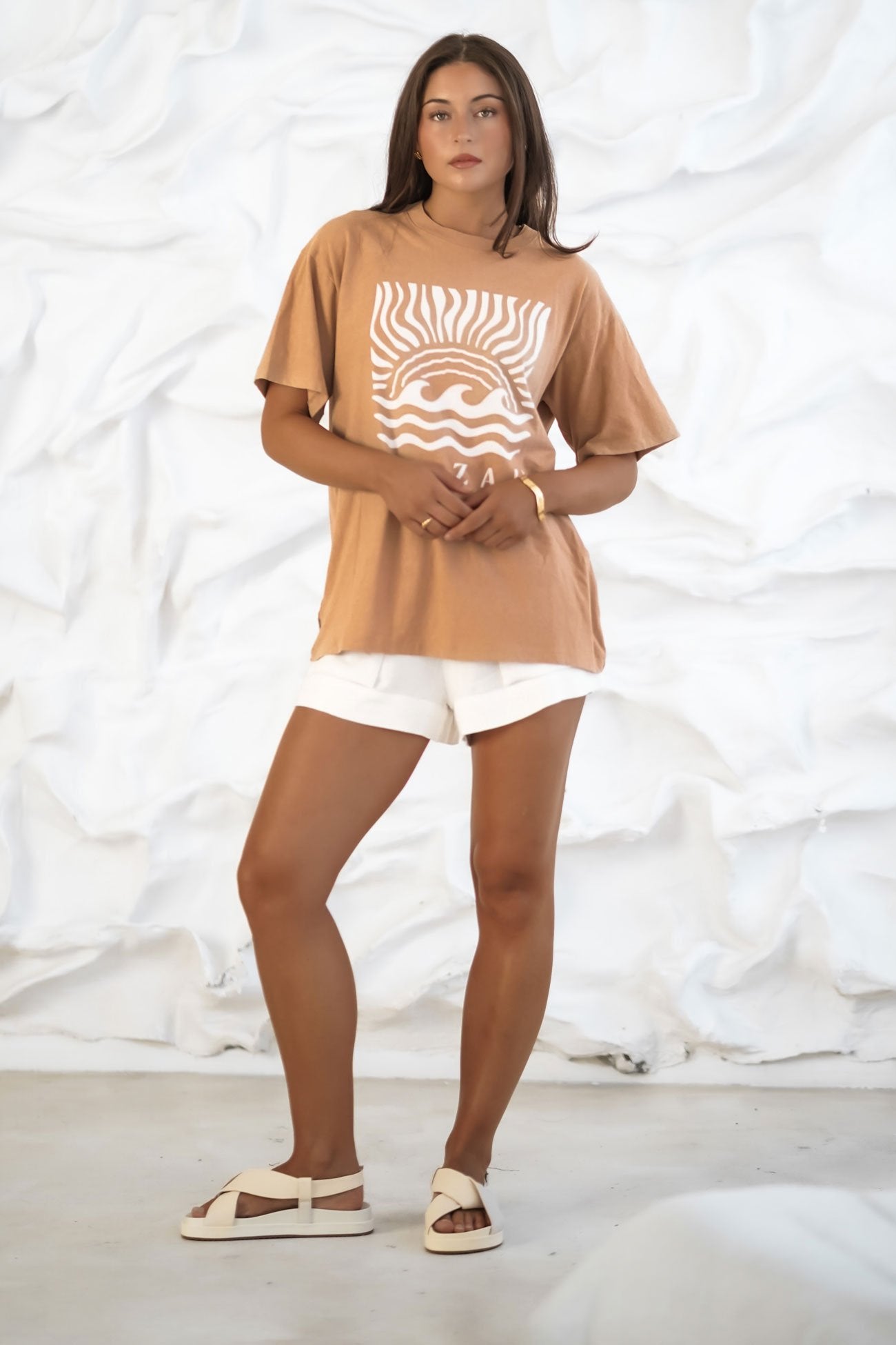 Rise Tee Tan