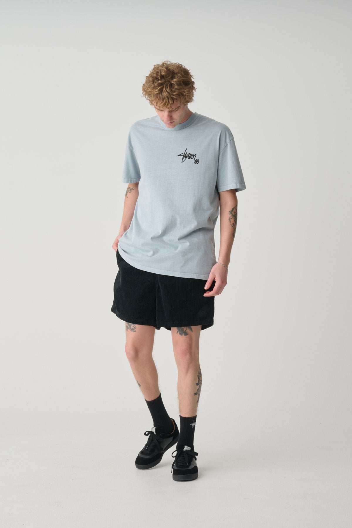 Roots Dot Tee Washed Steel