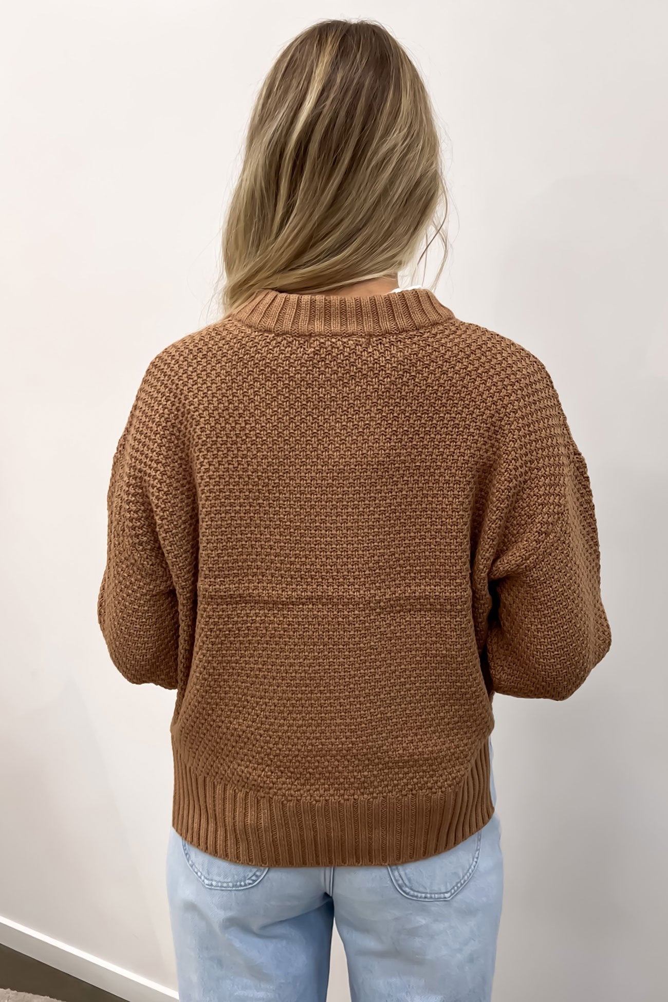 Rue Knit Sweater Tan