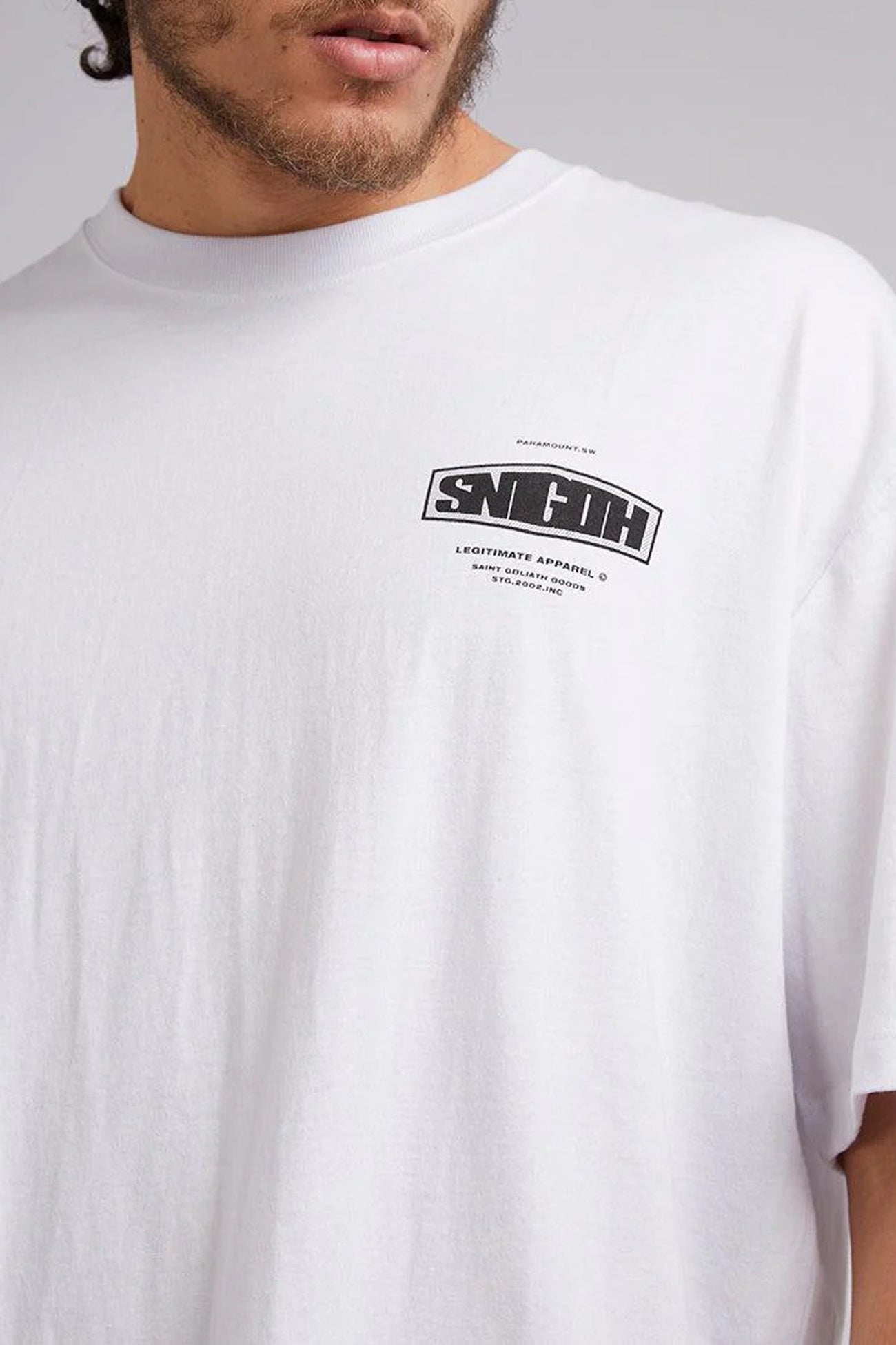 SG Badge Tee White