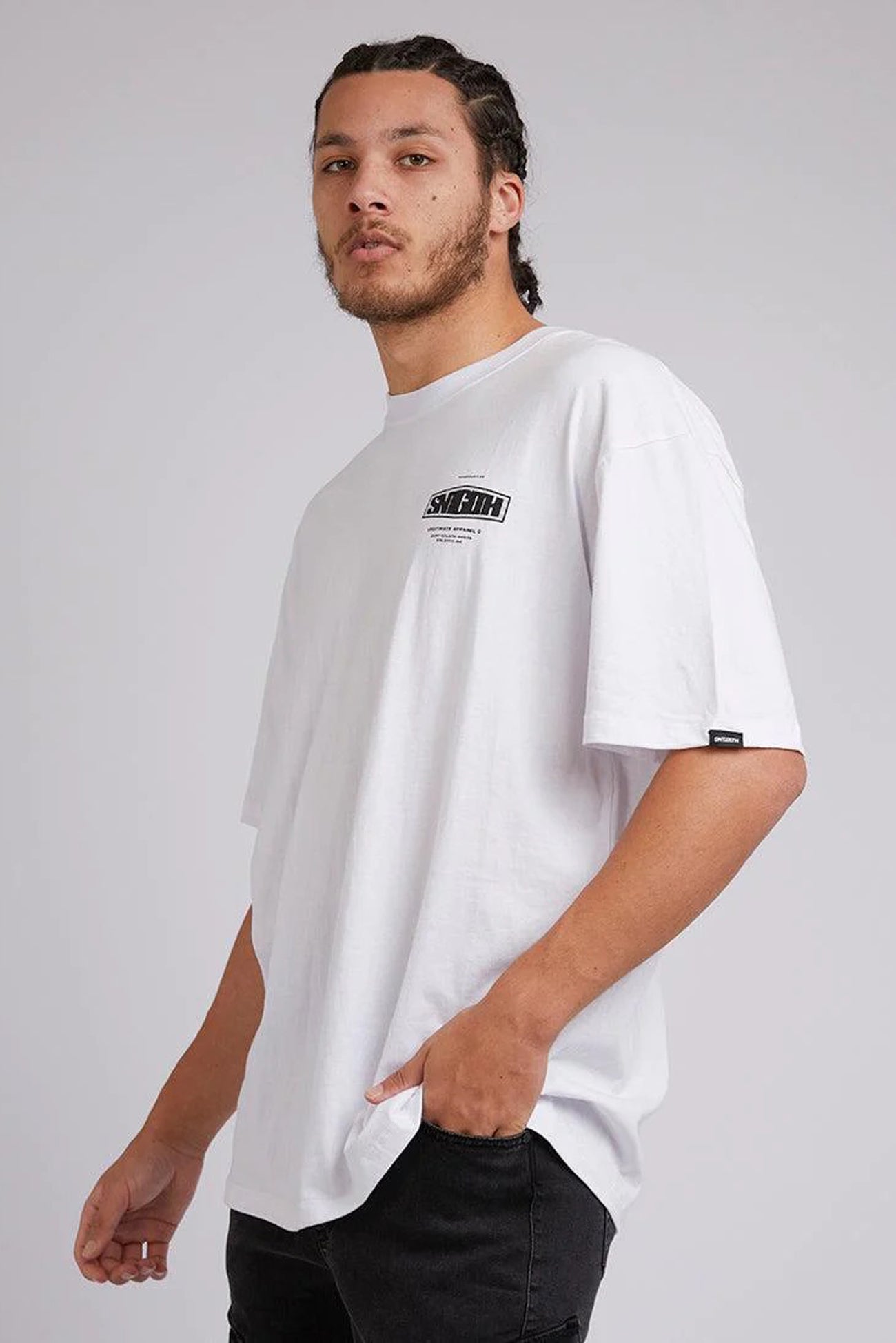 SG Badge Tee White