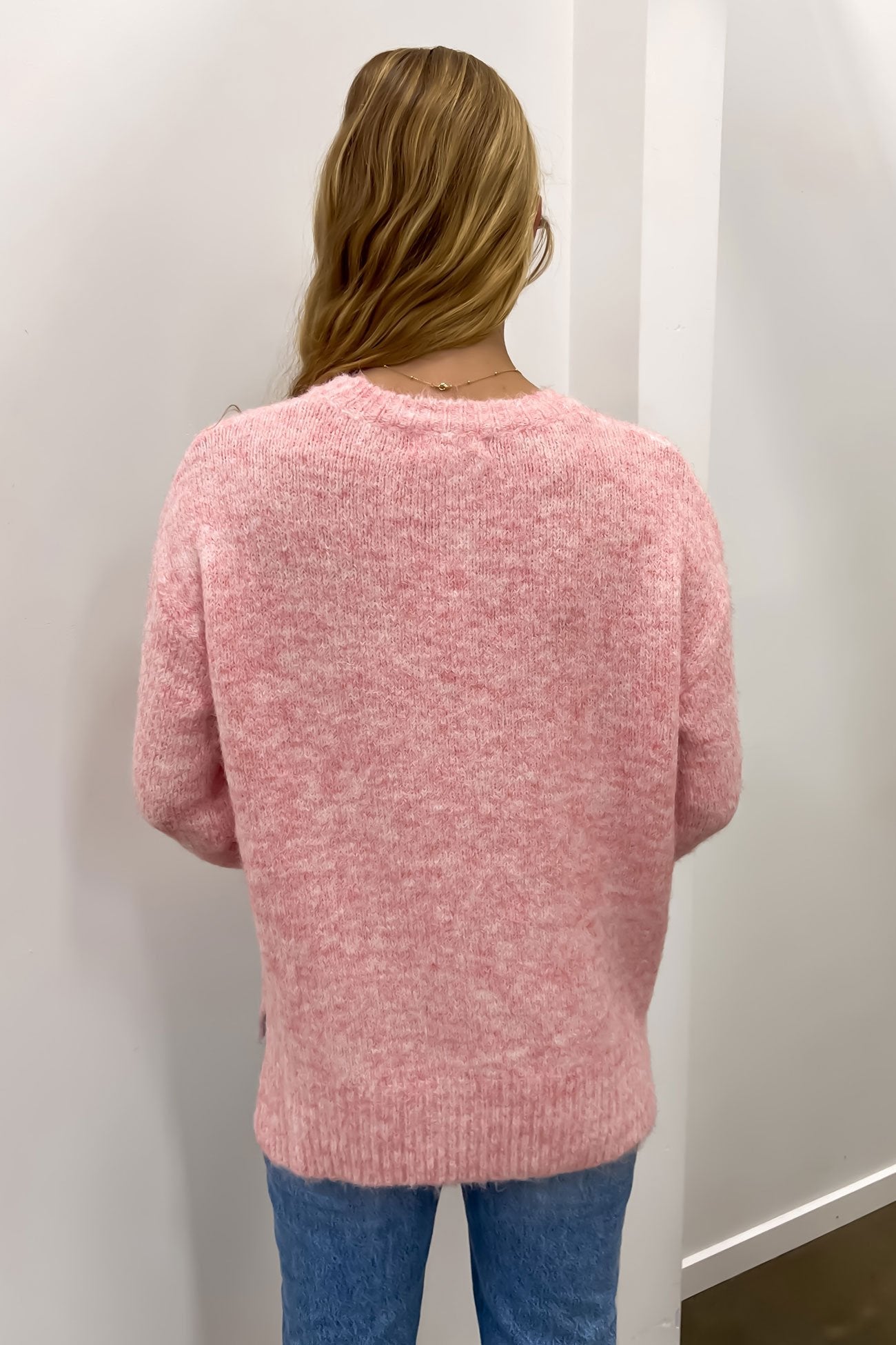 Sally Knit Jumper Pink