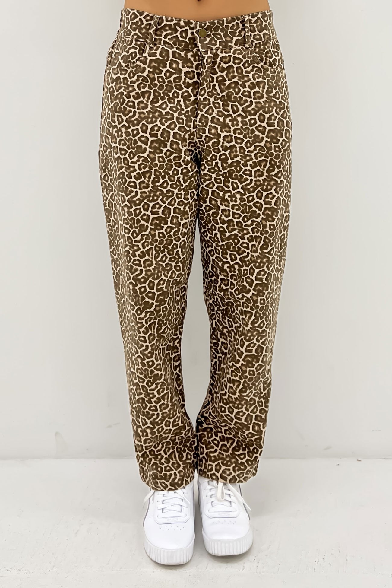 Sarah Pant Hazel Leopard