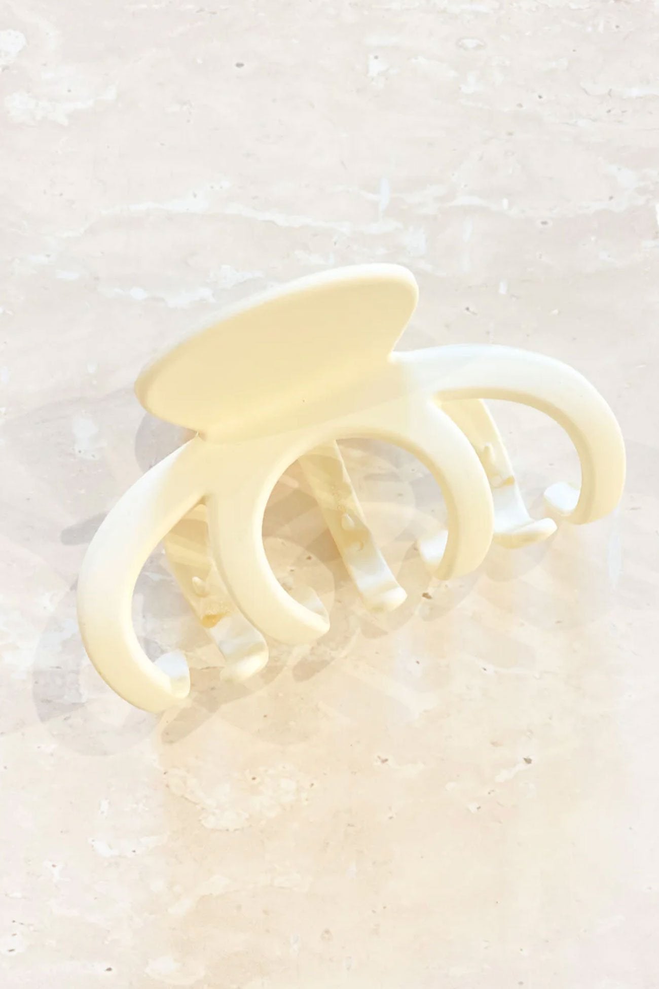 Chloe Claw Clip White