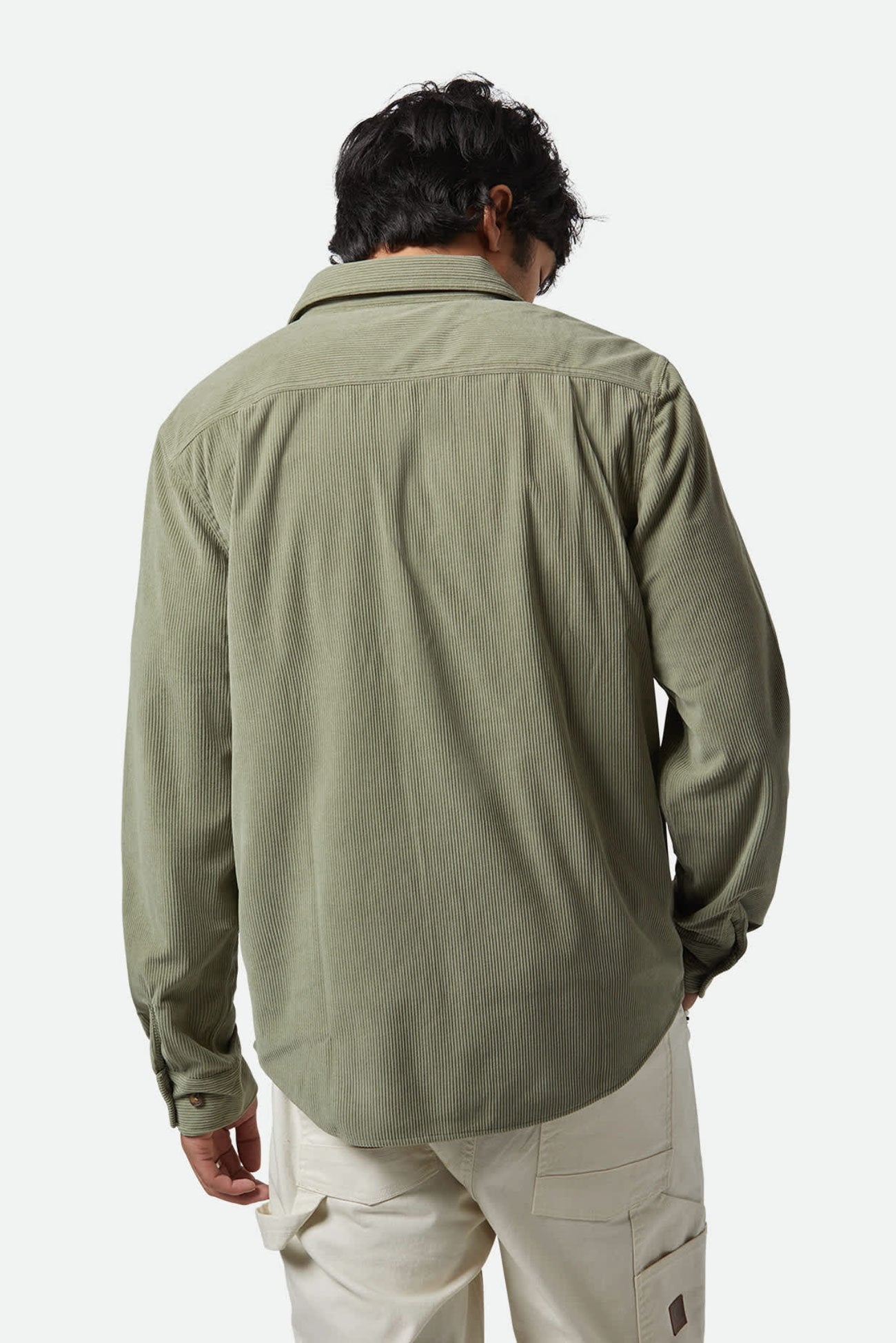 The Field Corduroy Overshirt Military Olive