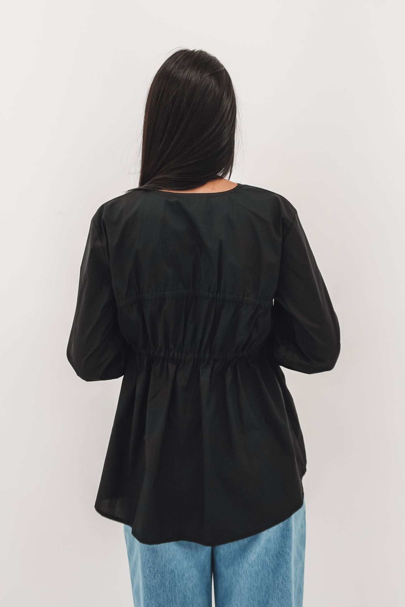 Serenity Long Sleeve Top Black