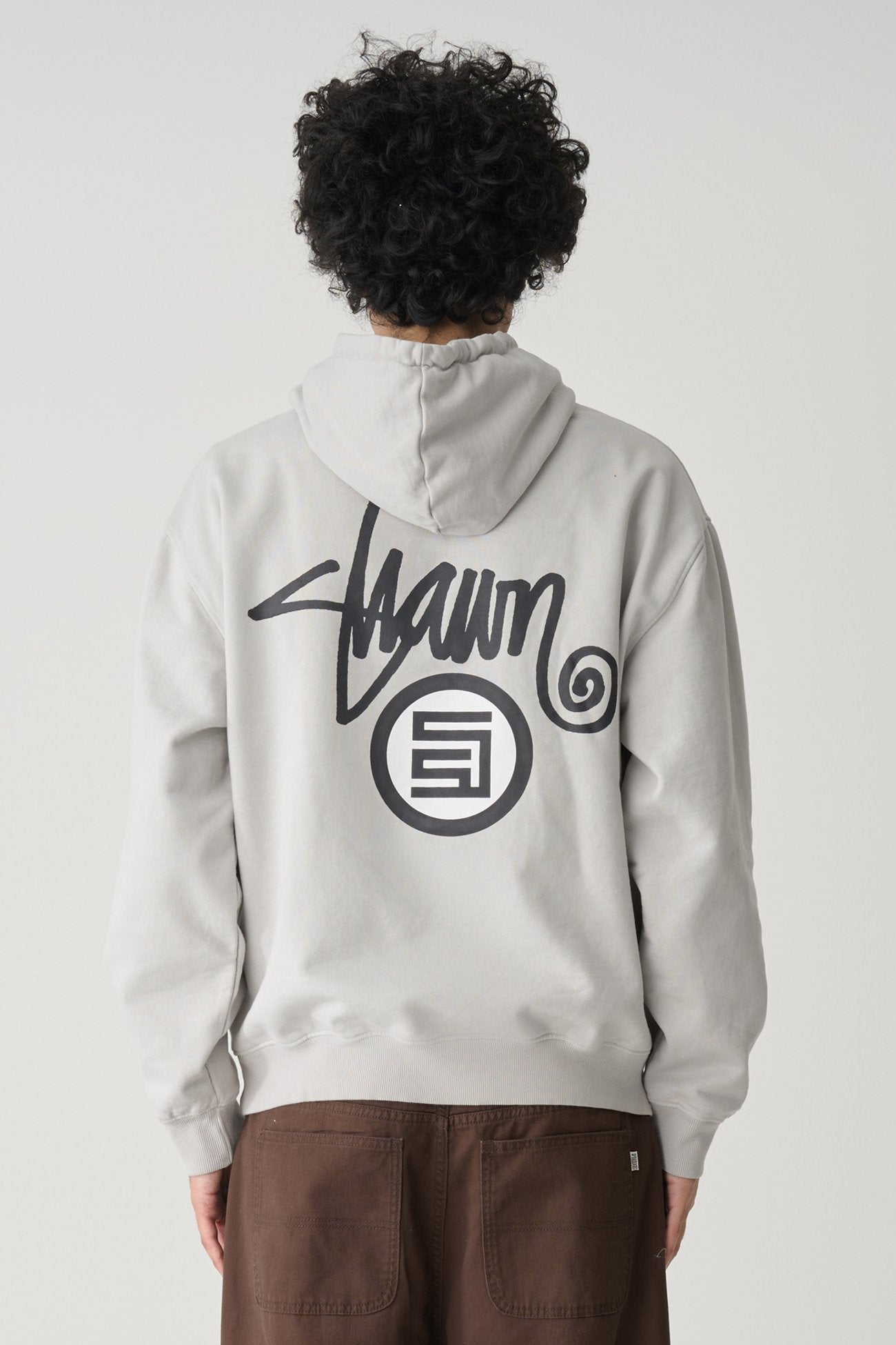 Shawn Dot Hood Washed Grey